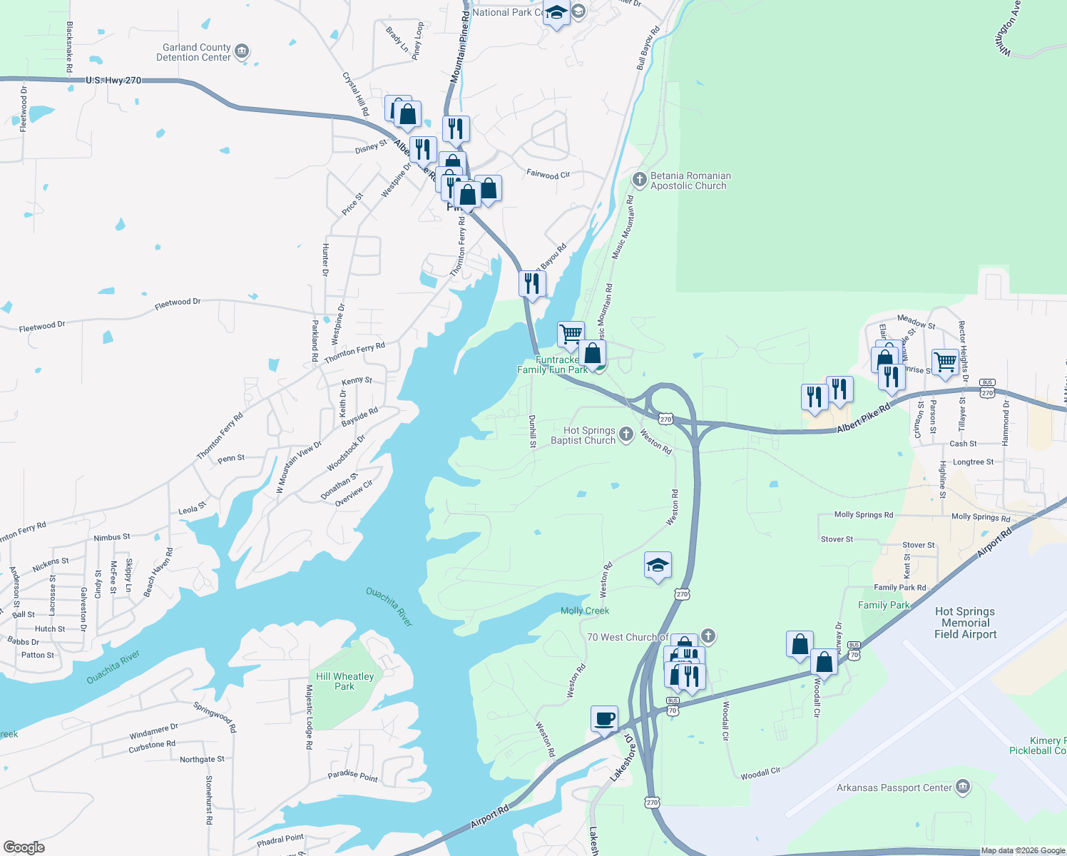 map of restaurants, bars, coffee shops, grocery stores, and more near 201 Dunhill Street in Garland