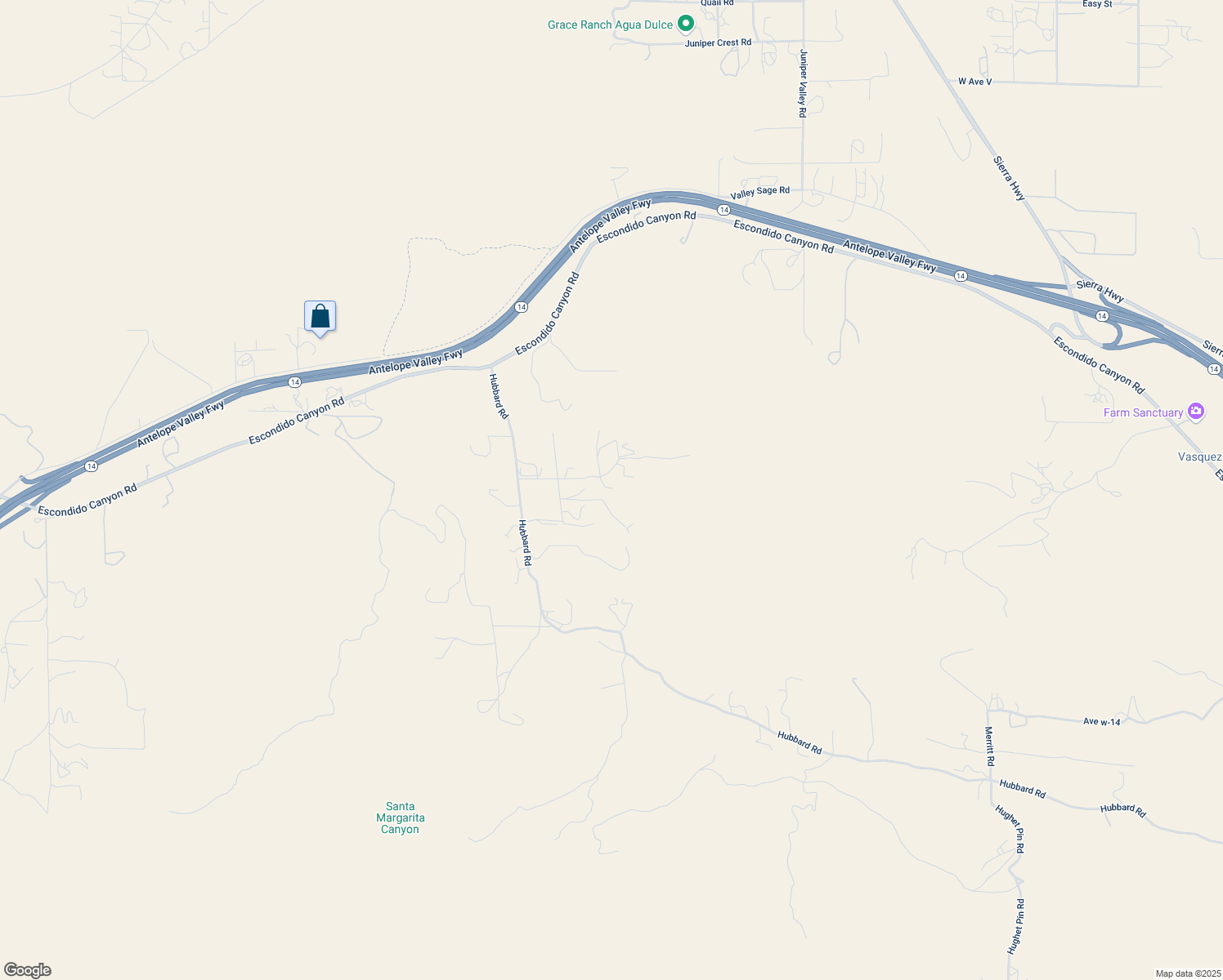 map of restaurants, bars, coffee shops, grocery stores, and more near 6760 Ranchitos Drive in Acton