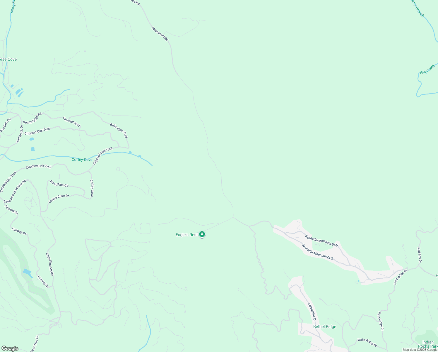 map of restaurants, bars, coffee shops, grocery stores, and more near 5308 Monument Road in Jasper
