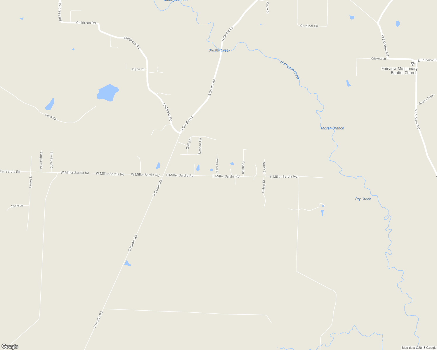 map of restaurants, bars, coffee shops, grocery stores, and more near 16298 East Miller Sardis Road in Bauxite