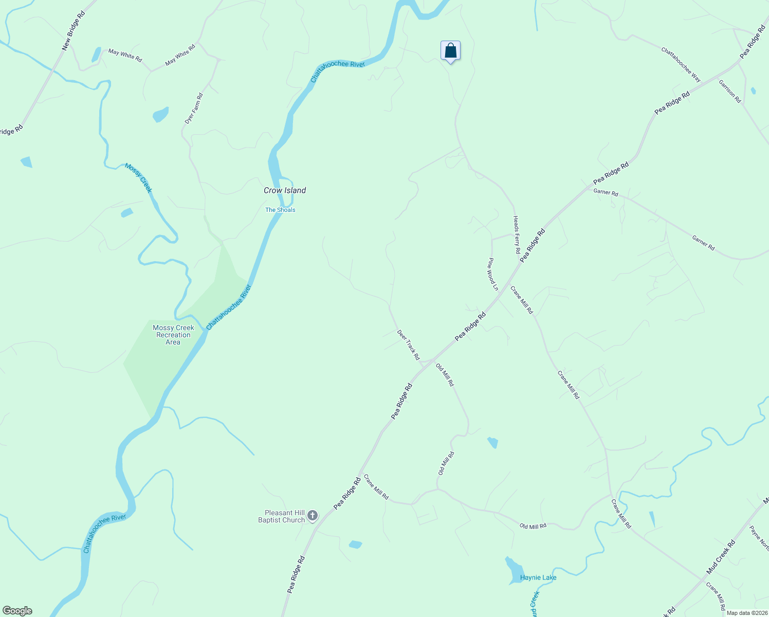 map of restaurants, bars, coffee shops, grocery stores, and more near 501 Deer Track Road in Cornelia