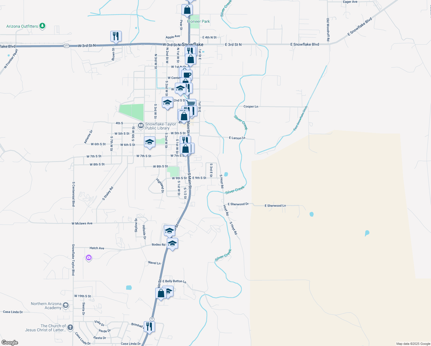 860 4th Street East, Snowflake AZ Walk Score
