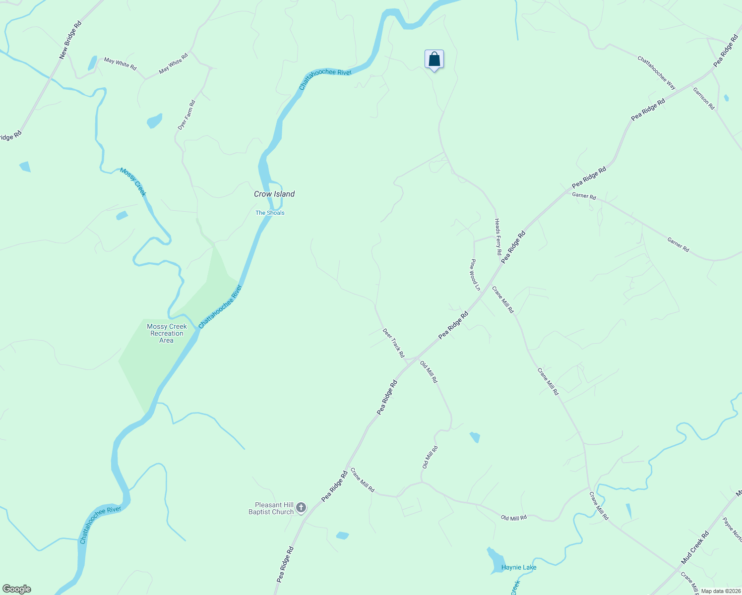 map of restaurants, bars, coffee shops, grocery stores, and more near 501 Deer Track Road in Cornelia