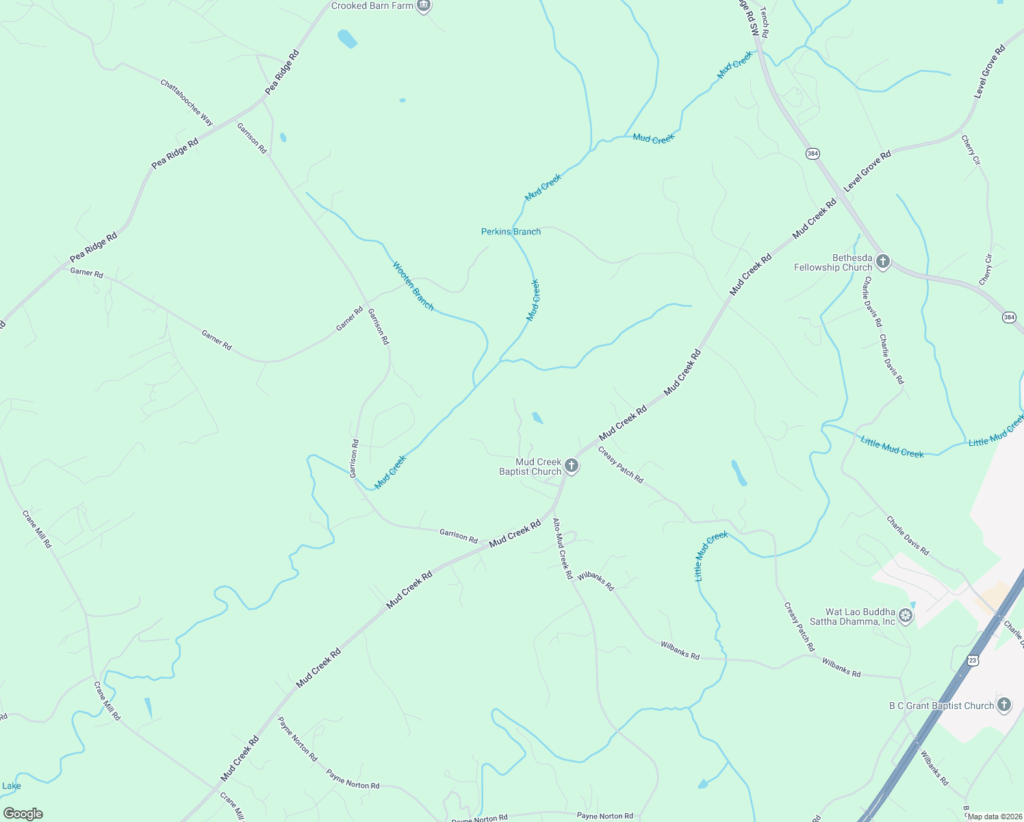 map of restaurants, bars, coffee shops, grocery stores, and more near 401 Herrin Road in Cornelia