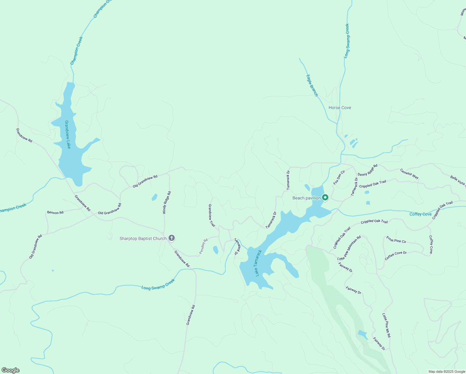 map of restaurants, bars, coffee shops, grocery stores, and more near 280 Vistaview Parkway in Jasper