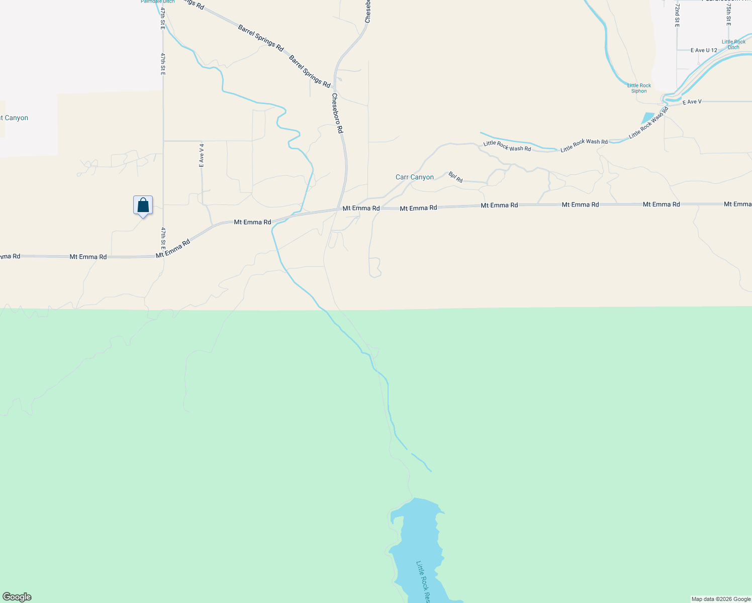 map of restaurants, bars, coffee shops, grocery stores, and more near 5858 Mount Emma Road in Palmdale