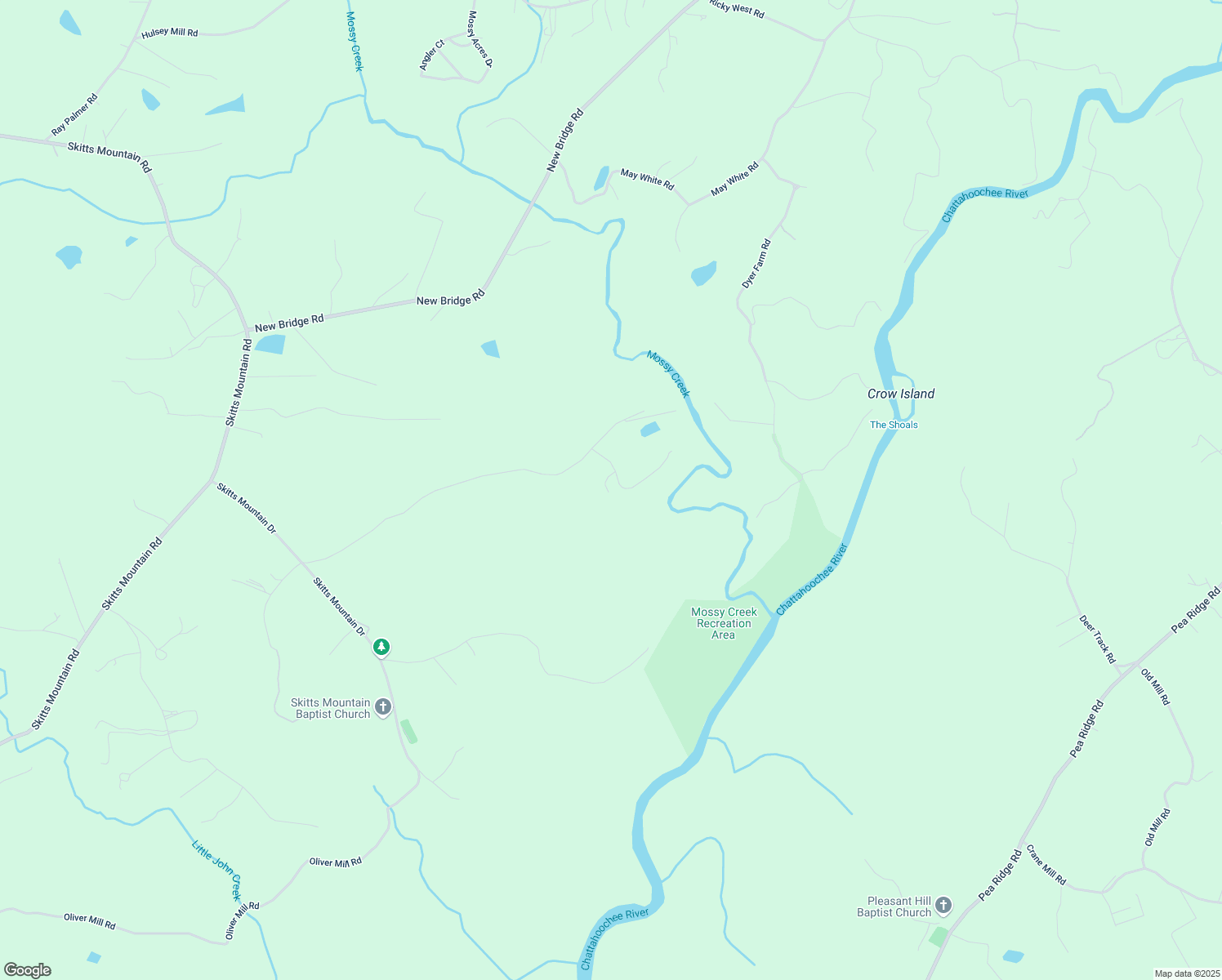map of restaurants, bars, coffee shops, grocery stores, and more near 9410 Mossy Creek Trce in Lula