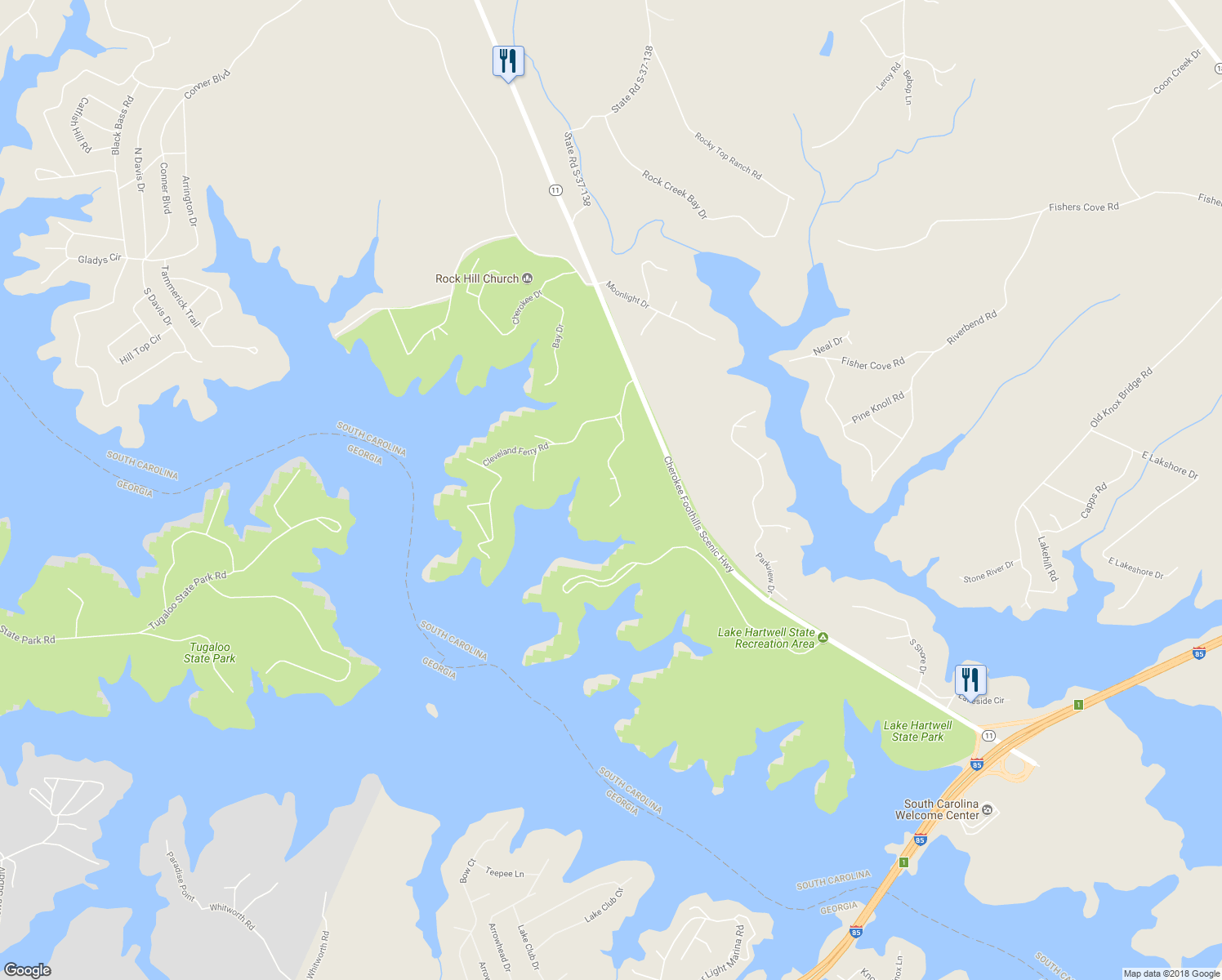 map of restaurants, bars, coffee shops, grocery stores, and more near 750 Dyar Way in Fair Play