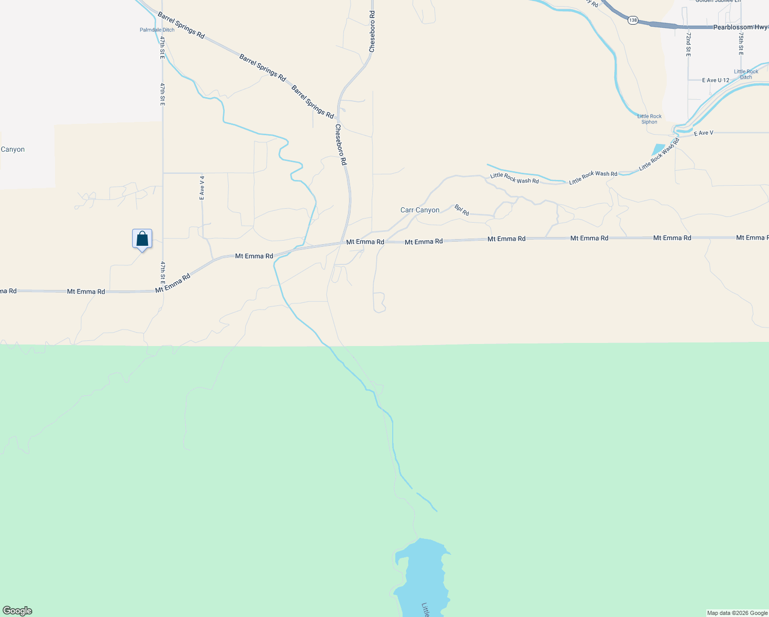 map of restaurants, bars, coffee shops, grocery stores, and more near 5858 Mount Emma Road in Palmdale