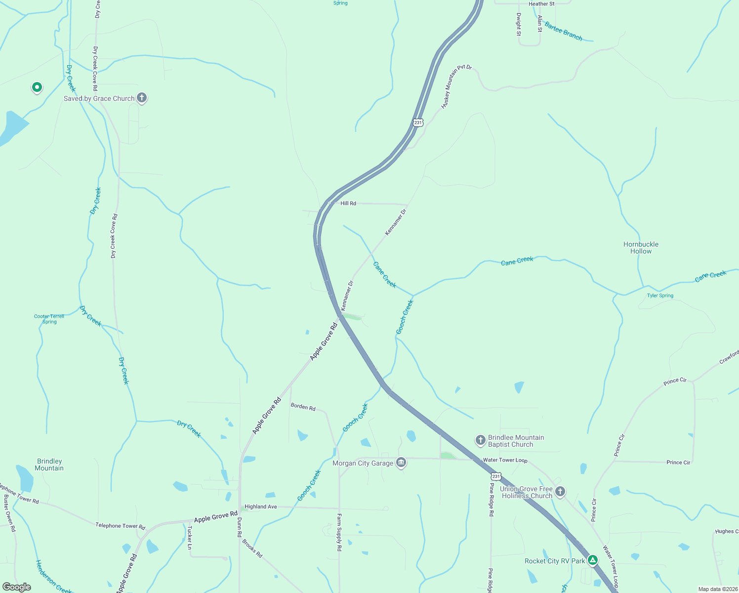 map of restaurants, bars, coffee shops, grocery stores, and more near 33 Kennamer Drive in Laceys Spring
