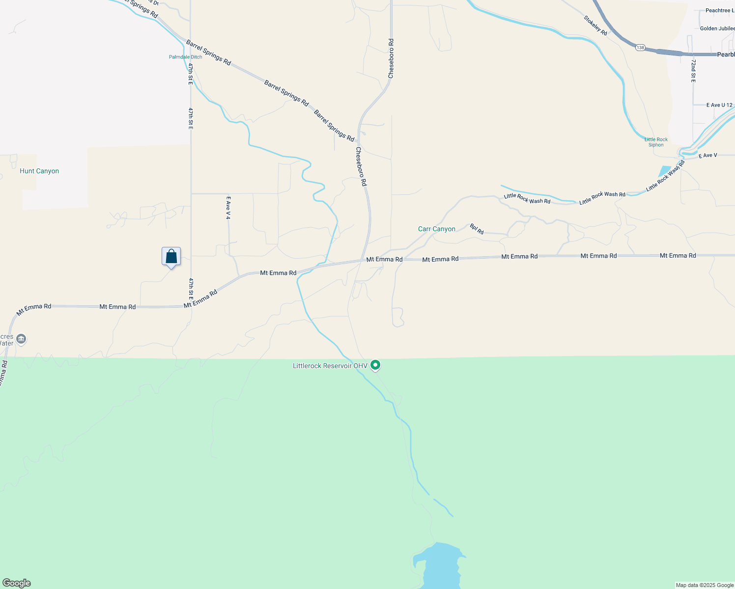 map of restaurants, bars, coffee shops, grocery stores, and more near 34220 Cheseboro Road in Palmdale