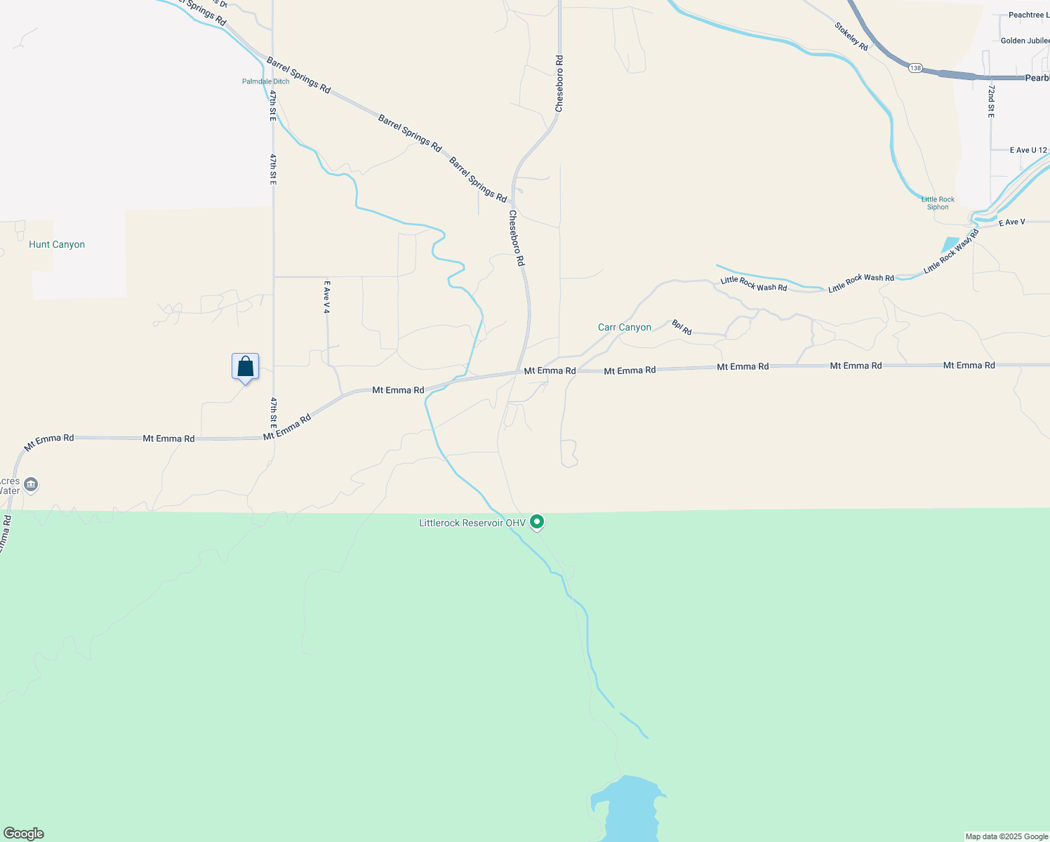 map of restaurants, bars, coffee shops, grocery stores, and more near 34220 Cheseboro Road in Palmdale