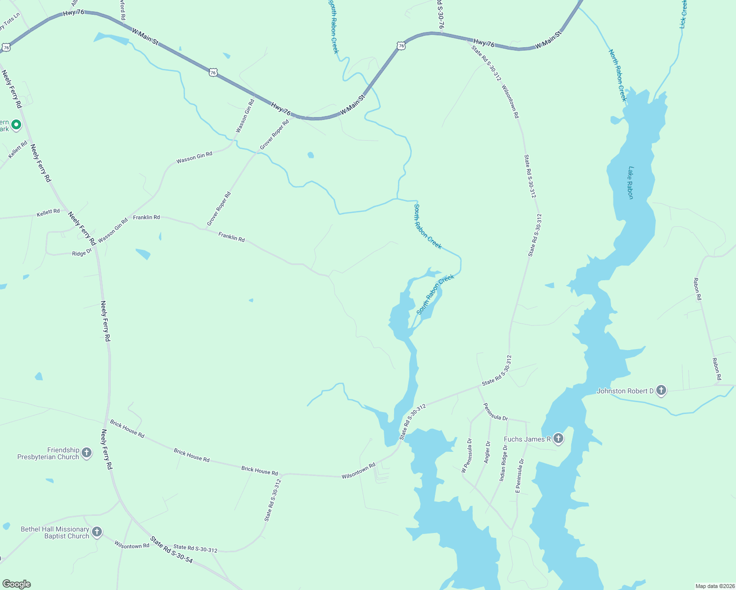 map of restaurants, bars, coffee shops, grocery stores, and more near 45 Deer Meadows Road in Laurens