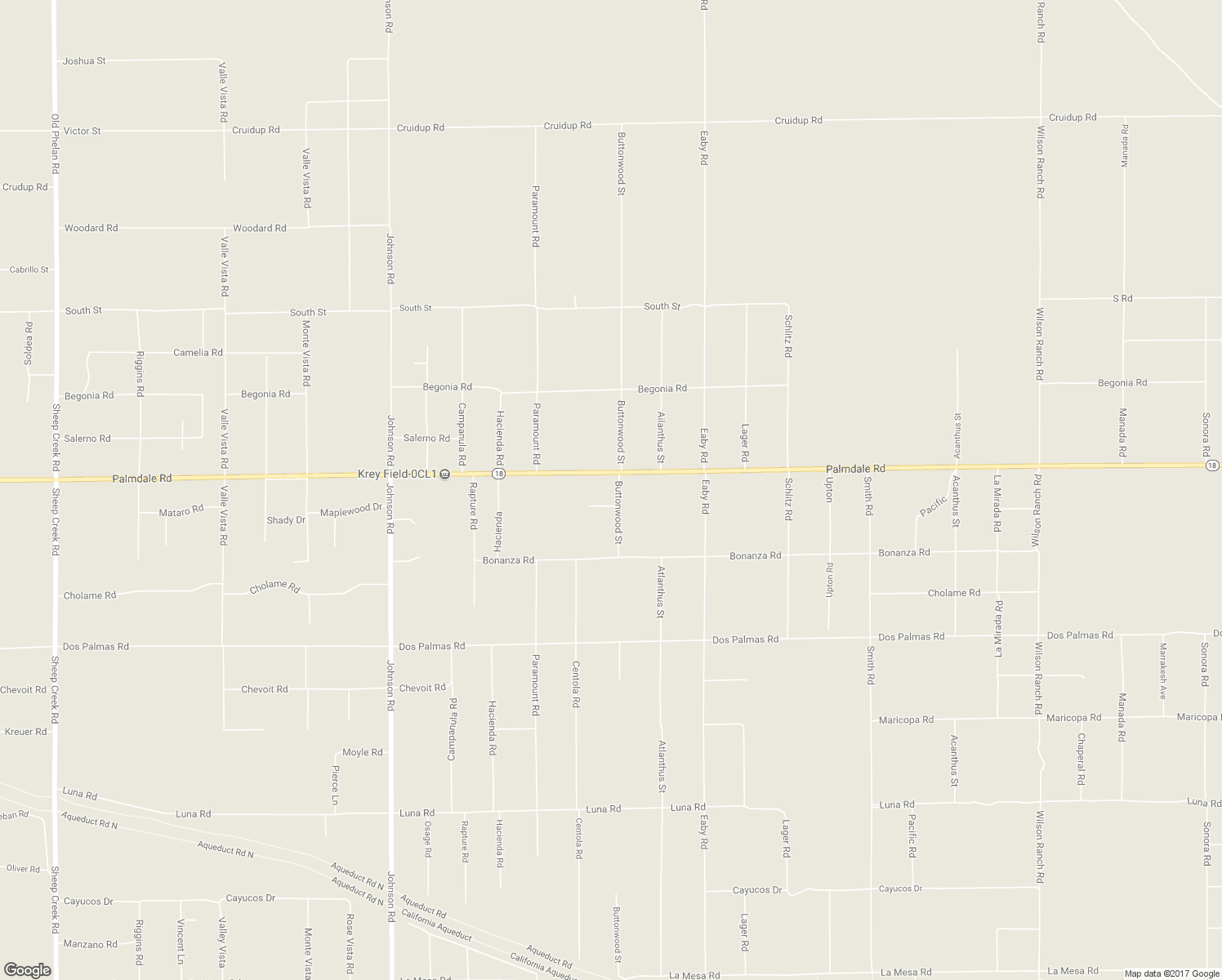 map of restaurants, bars, coffee shops, grocery stores, and more near 5335 Palmdale Road in Phelan