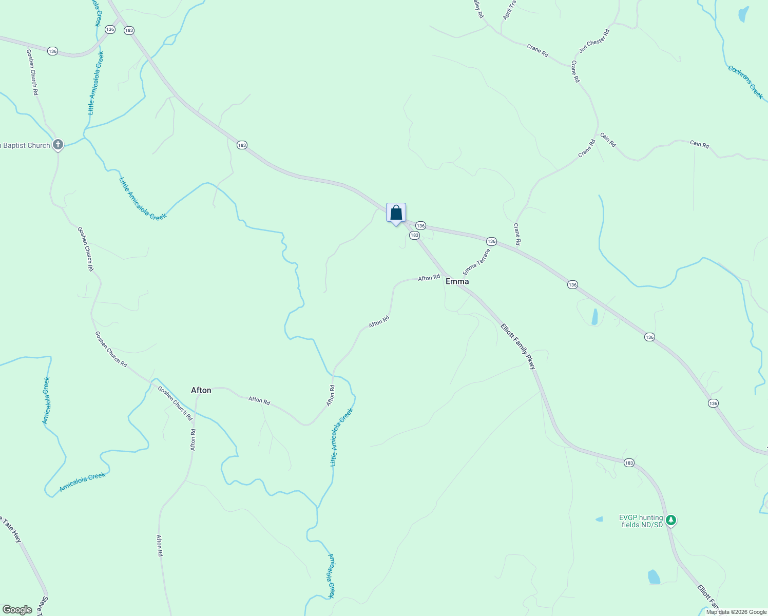 map of restaurants, bars, coffee shops, grocery stores, and more near 400 Afton Road in Marble Hill