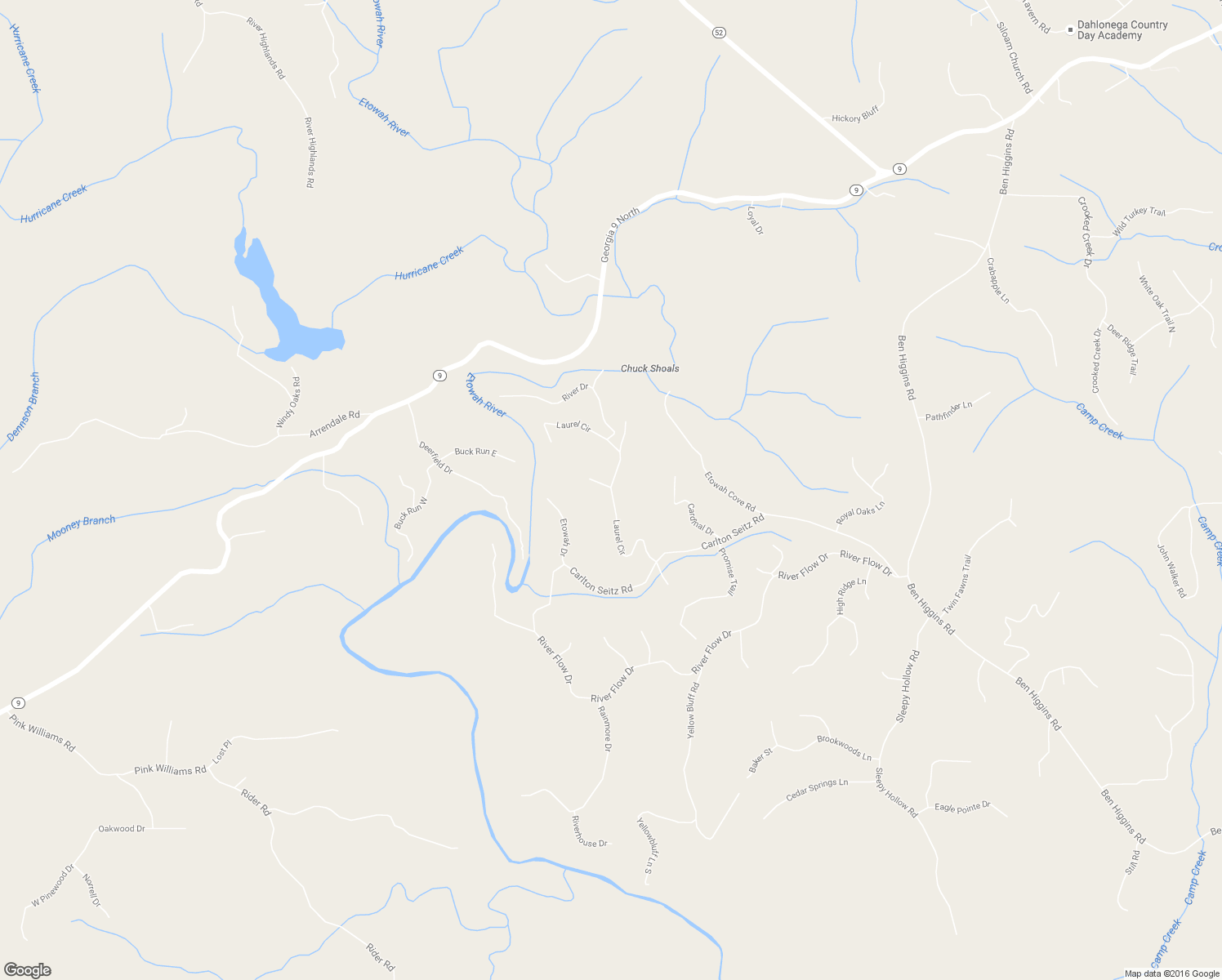 map of restaurants, bars, coffee shops, grocery stores, and more near 383 Laurel Circle in Dahlonega