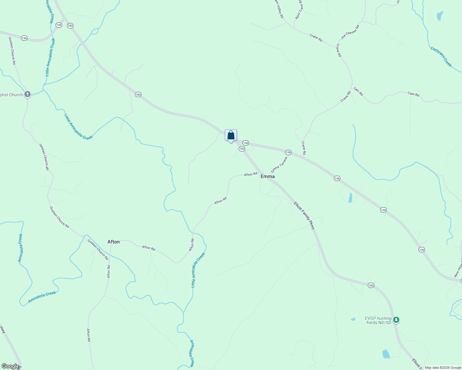 map of restaurants, bars, coffee shops, grocery stores, and more near 422 Afton Road in Marble Hill