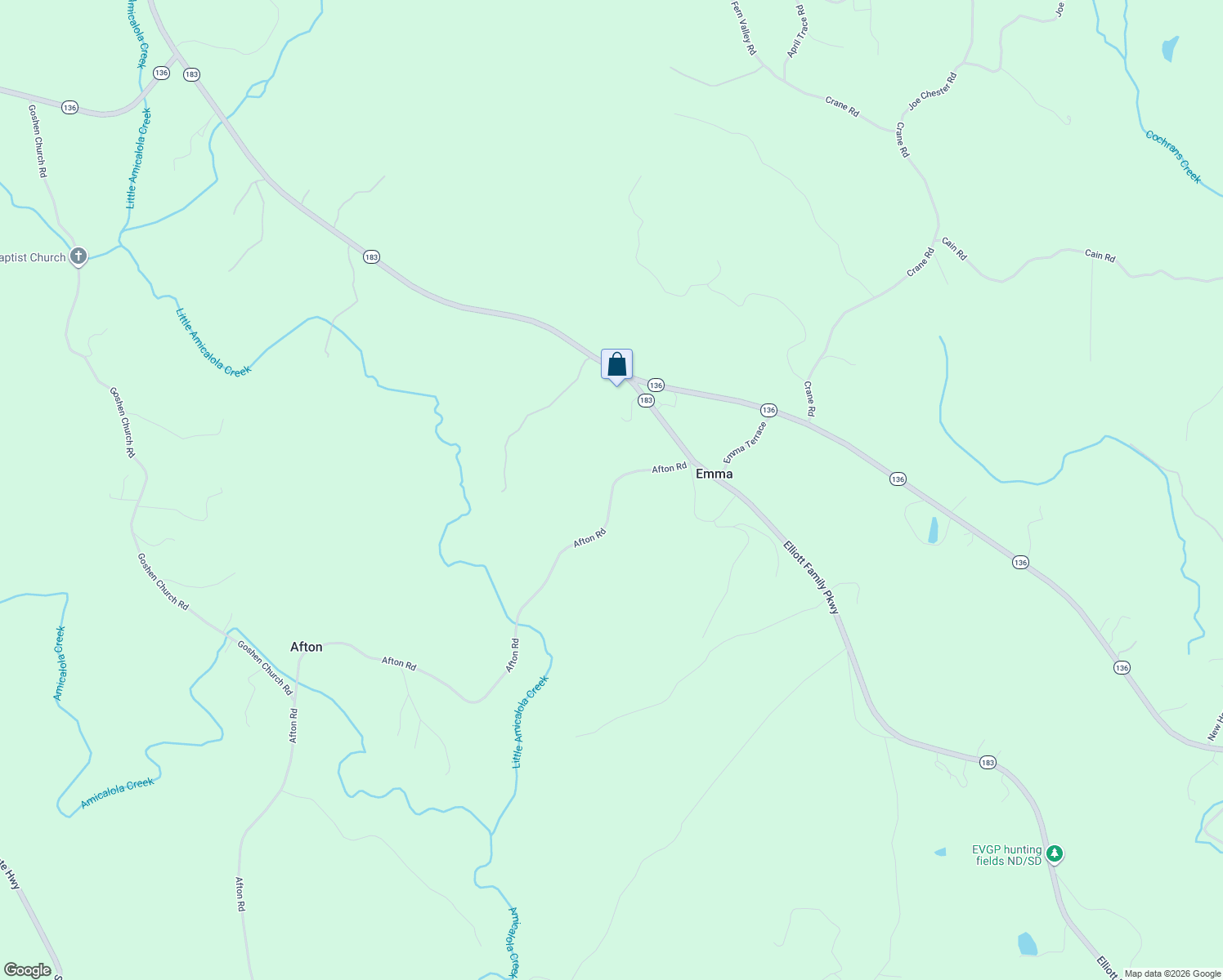 map of restaurants, bars, coffee shops, grocery stores, and more near 422 Afton Road in Marble Hill