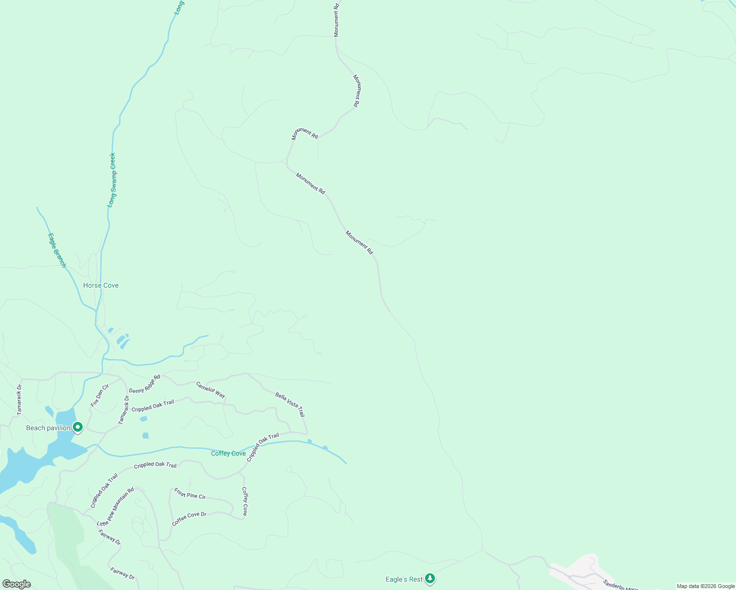 map of restaurants, bars, coffee shops, grocery stores, and more near 4460 Monument Road in Jasper