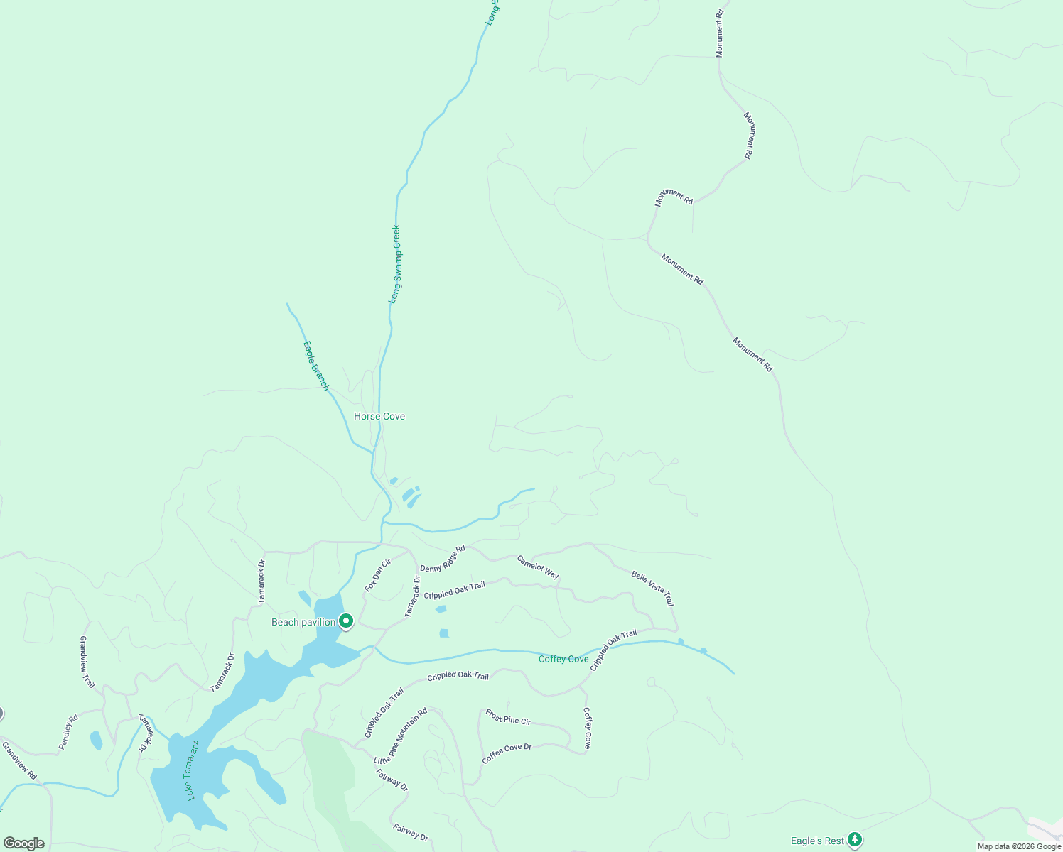 map of restaurants, bars, coffee shops, grocery stores, and more near 110 Bee Tree Ridge Court in Big Canoe