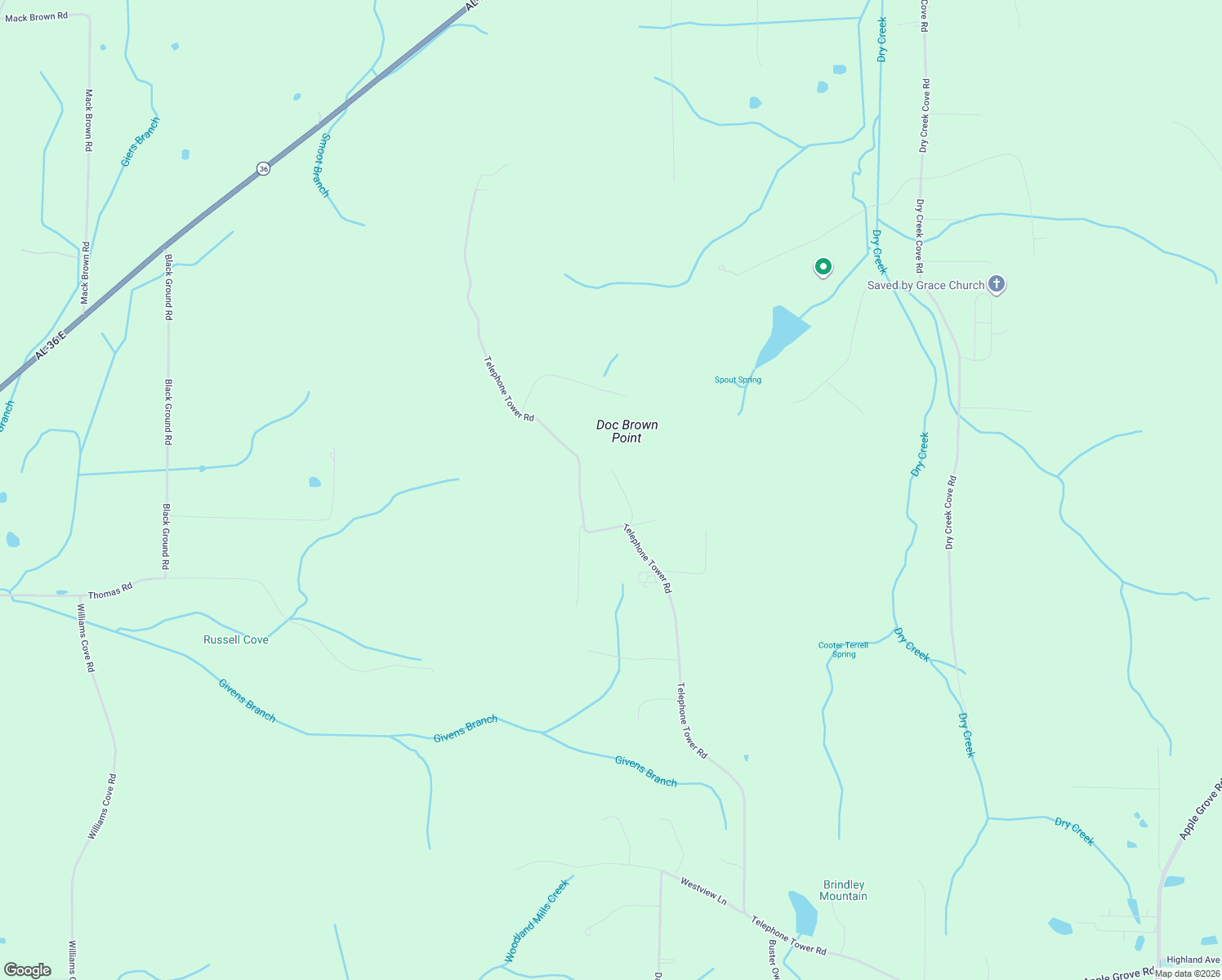 map of restaurants, bars, coffee shops, grocery stores, and more near 72 Signal Point Road in Laceys Spring