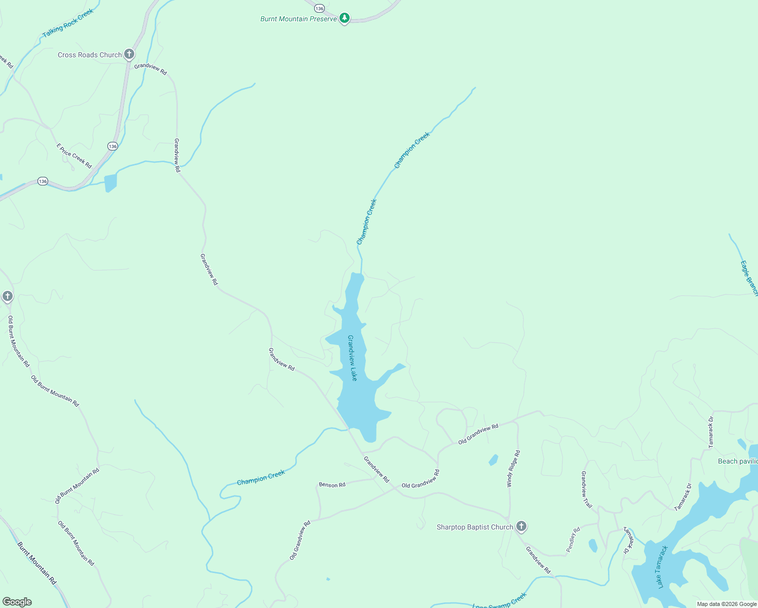map of restaurants, bars, coffee shops, grocery stores, and more near 83 Mathieson Point in Jasper