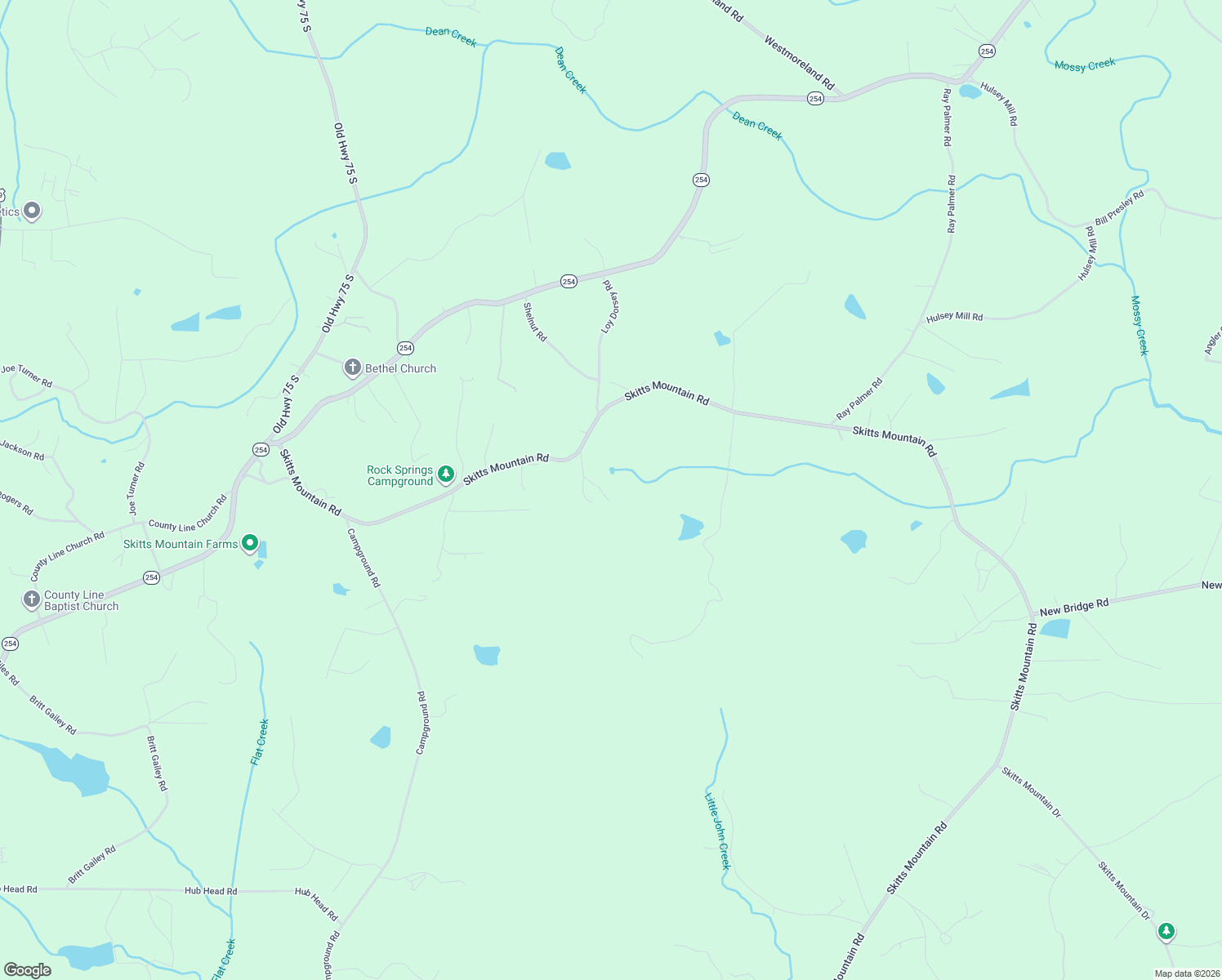 map of restaurants, bars, coffee shops, grocery stores, and more near 89 Cedar Cove Road in Cleveland