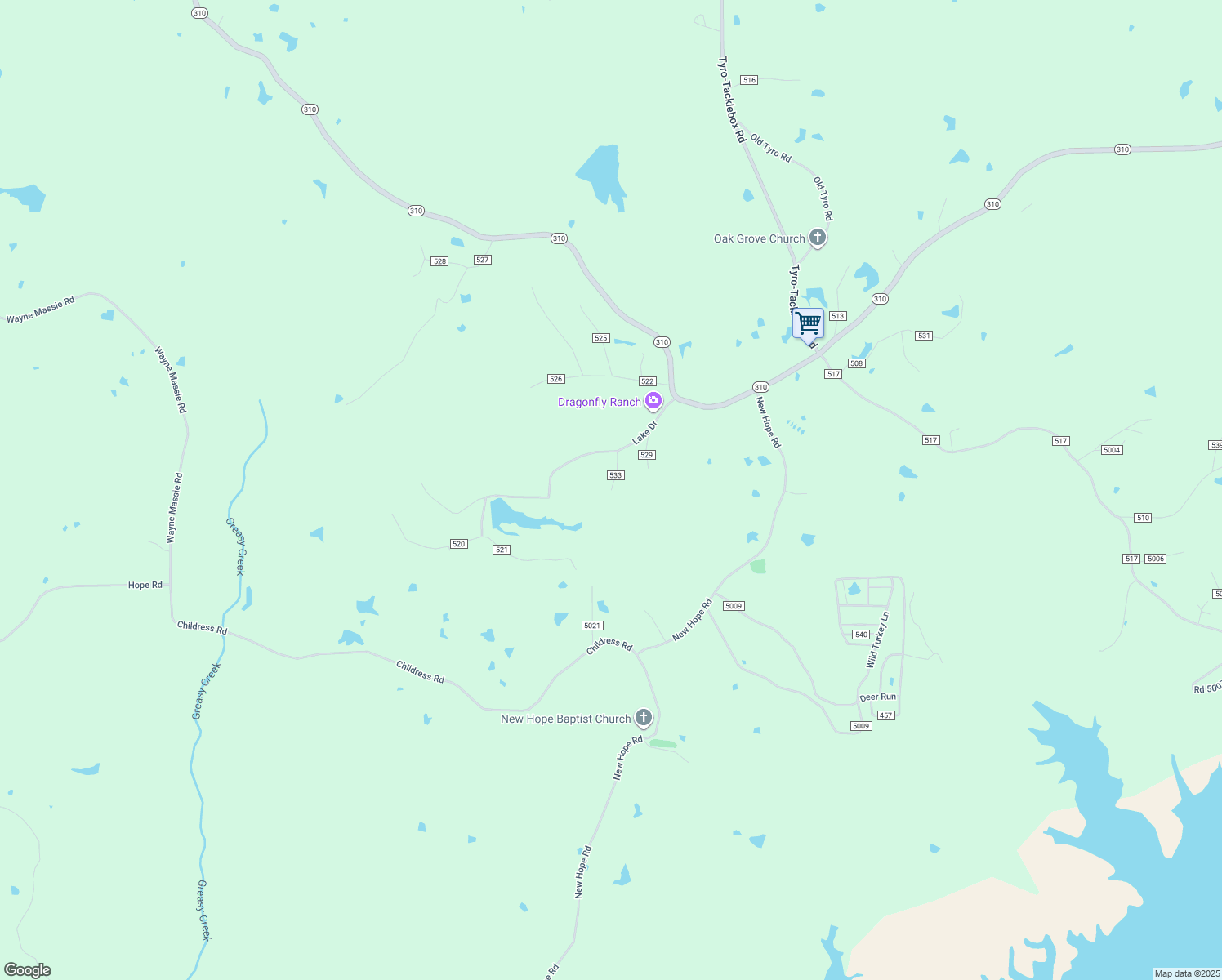 map of restaurants, bars, coffee shops, grocery stores, and more near 19 County Road 533 in Como