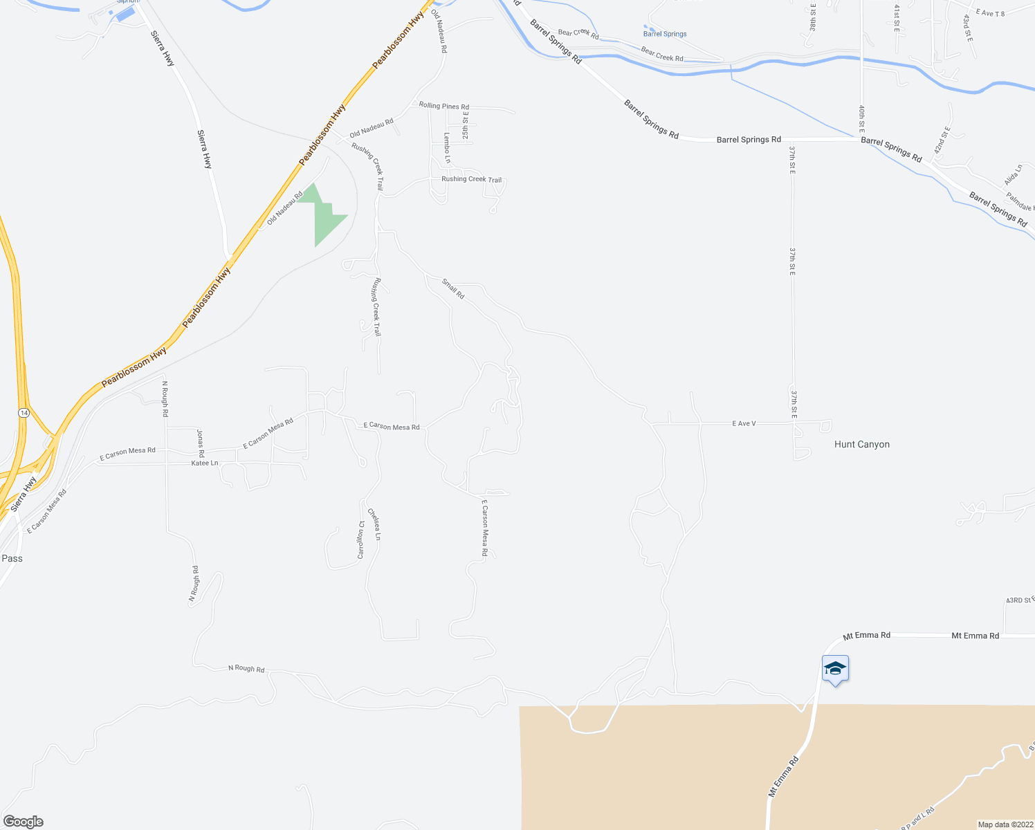 map of restaurants, bars, coffee shops, grocery stores, and more near 2006 Old Nadeau Road in Palmdale