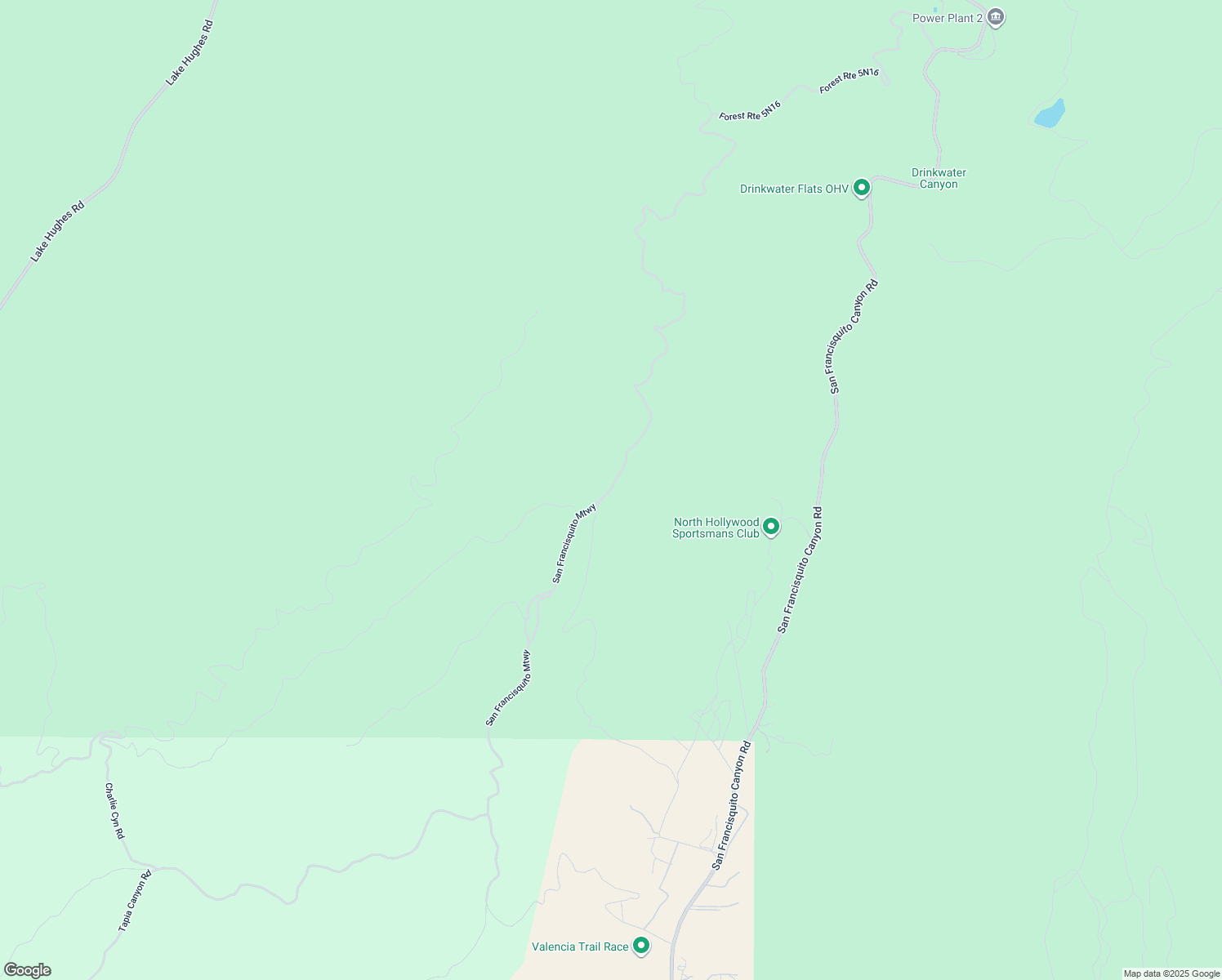 map of restaurants, bars, coffee shops, grocery stores, and more near San Francisquito Motorway in Santa Clarita