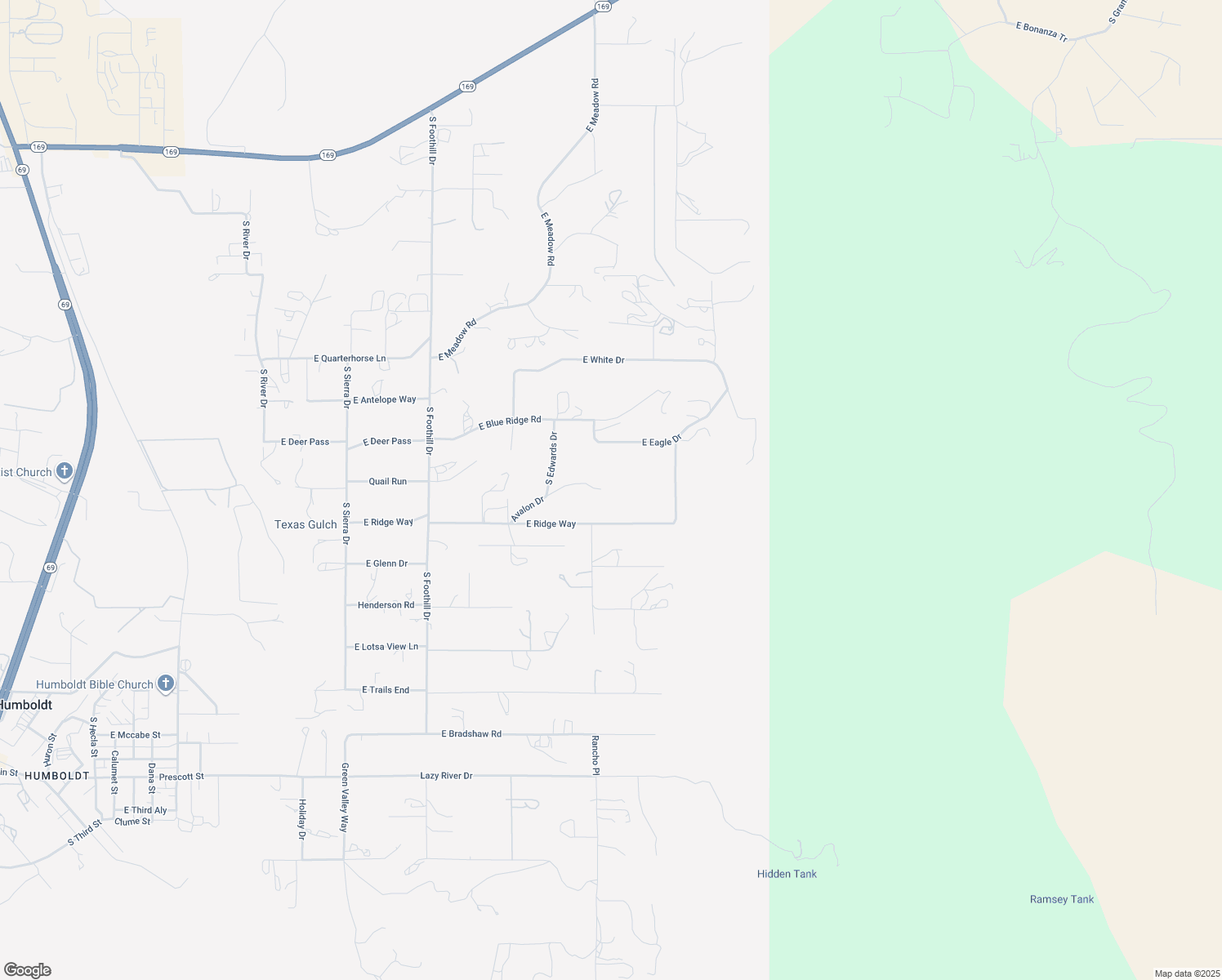 map of restaurants, bars, coffee shops, grocery stores, and more near 14548 Avalon Drive in Dewey-Humboldt