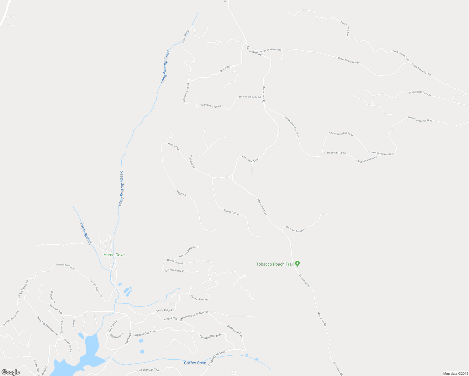 map of restaurants, bars, coffee shops, grocery stores, and more near 31 High Cliff in Jasper