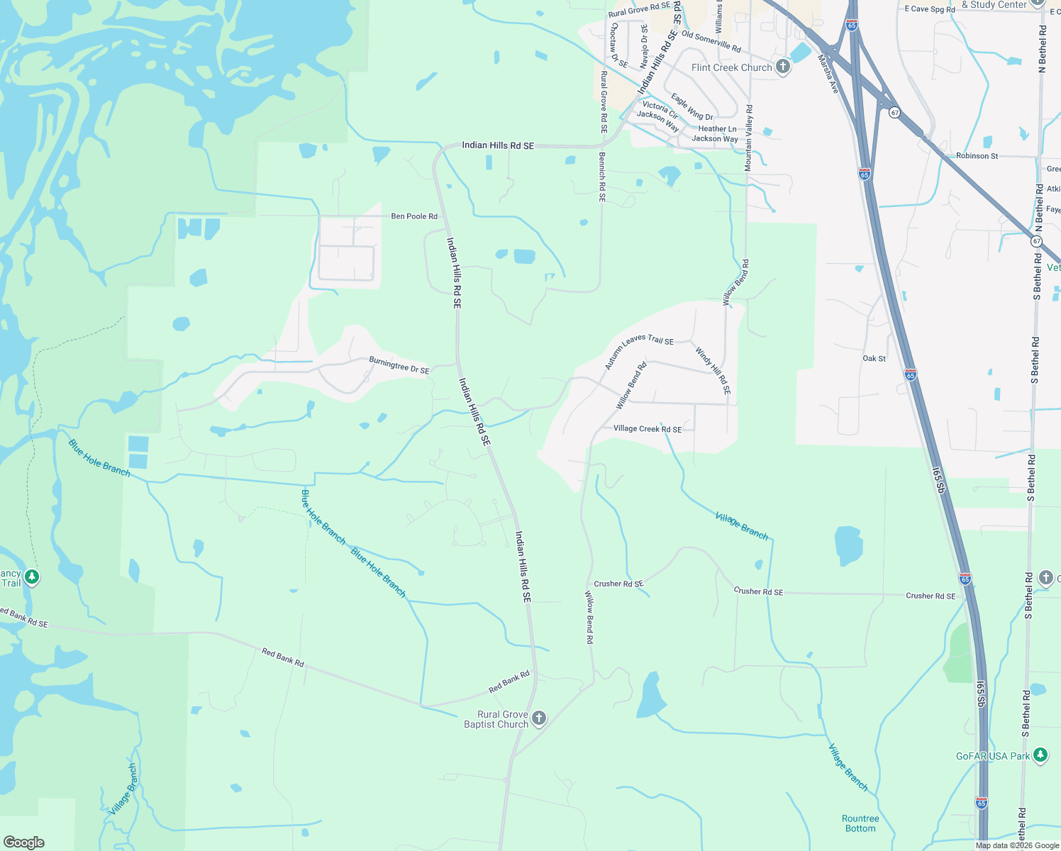map of restaurants, bars, coffee shops, grocery stores, and more near 2807 Burningtree Mountain Road Southeast in Decatur