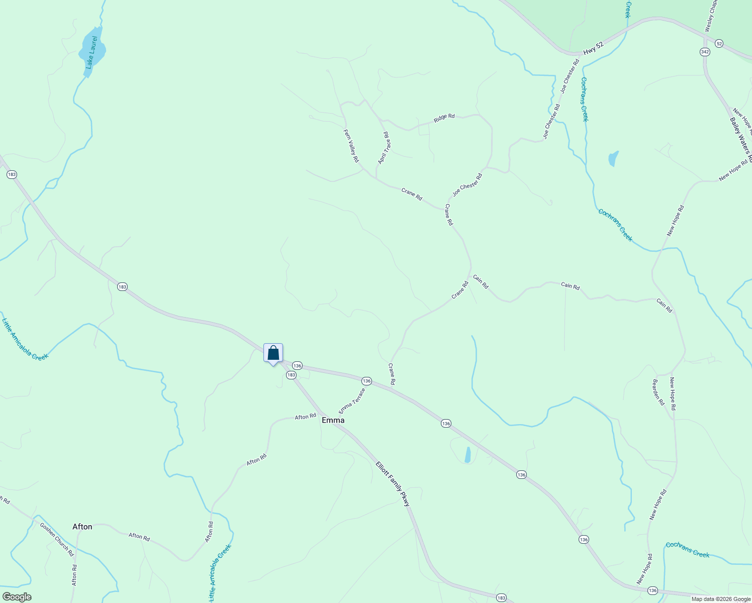 map of restaurants, bars, coffee shops, grocery stores, and more near 346 Amicalola Drive in Dawsonville