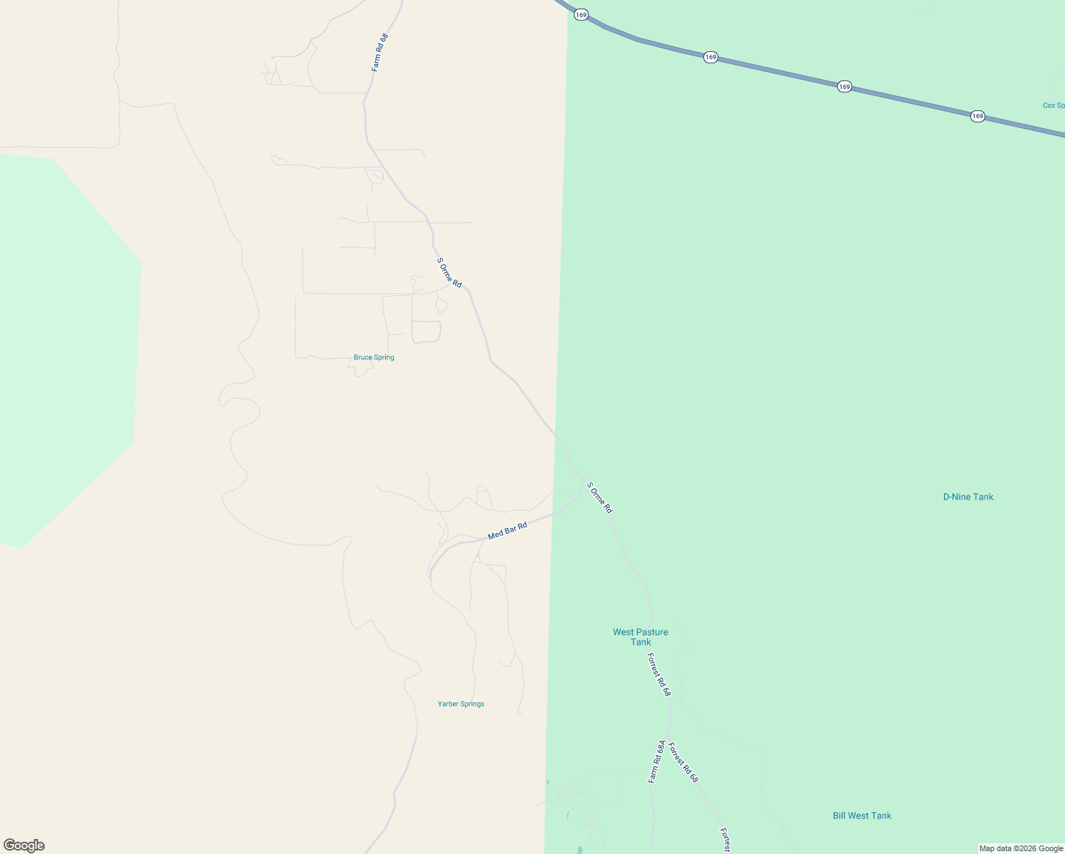 map of restaurants, bars, coffee shops, grocery stores, and more near 1788-1840 South Orme Road in Yavapai County