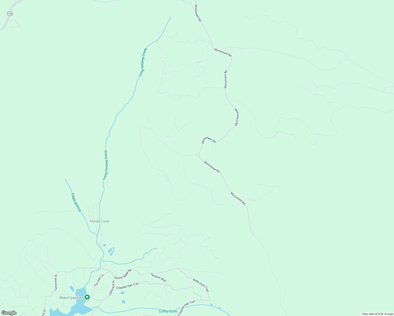 map of restaurants, bars, coffee shops, grocery stores, and more near 31 High Cliff in Jasper