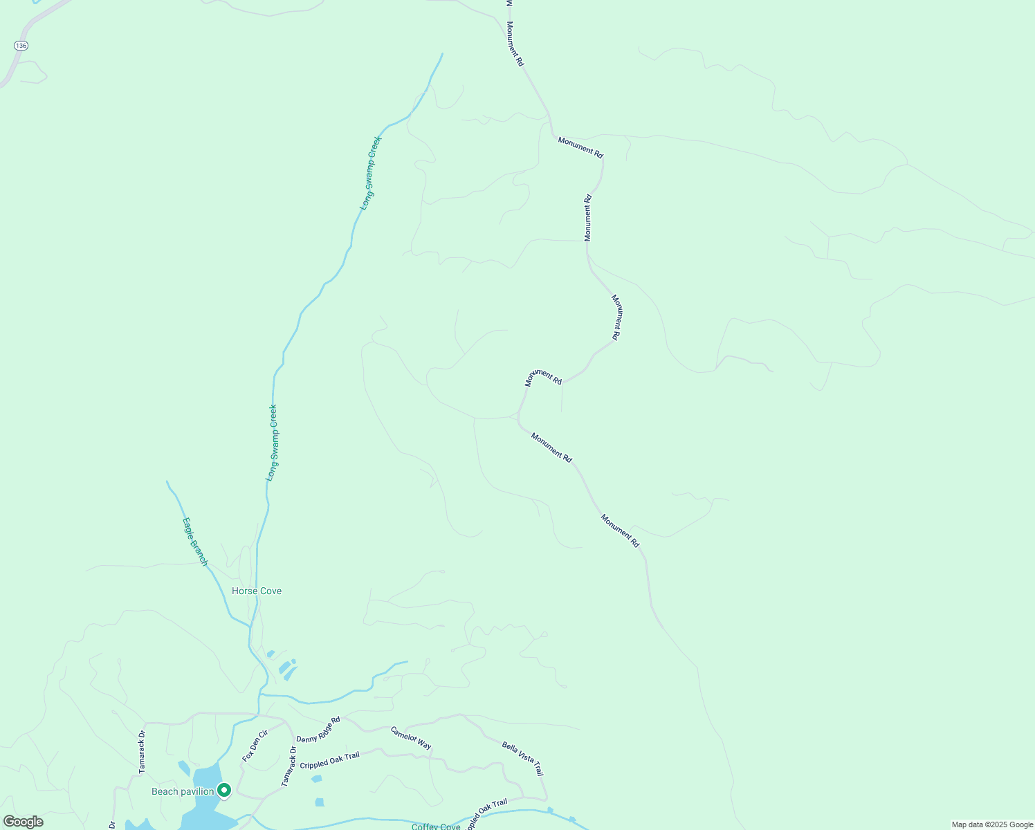 map of restaurants, bars, coffee shops, grocery stores, and more near 31 High Cliff in Jasper