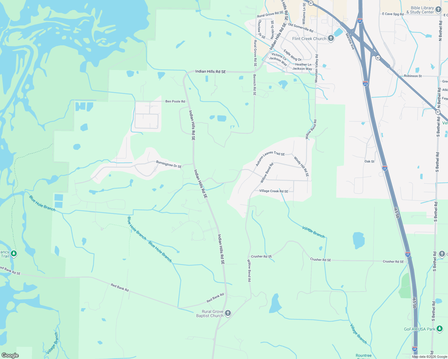 map of restaurants, bars, coffee shops, grocery stores, and more near 2807 Burningtree Mountain Road Southeast in Decatur