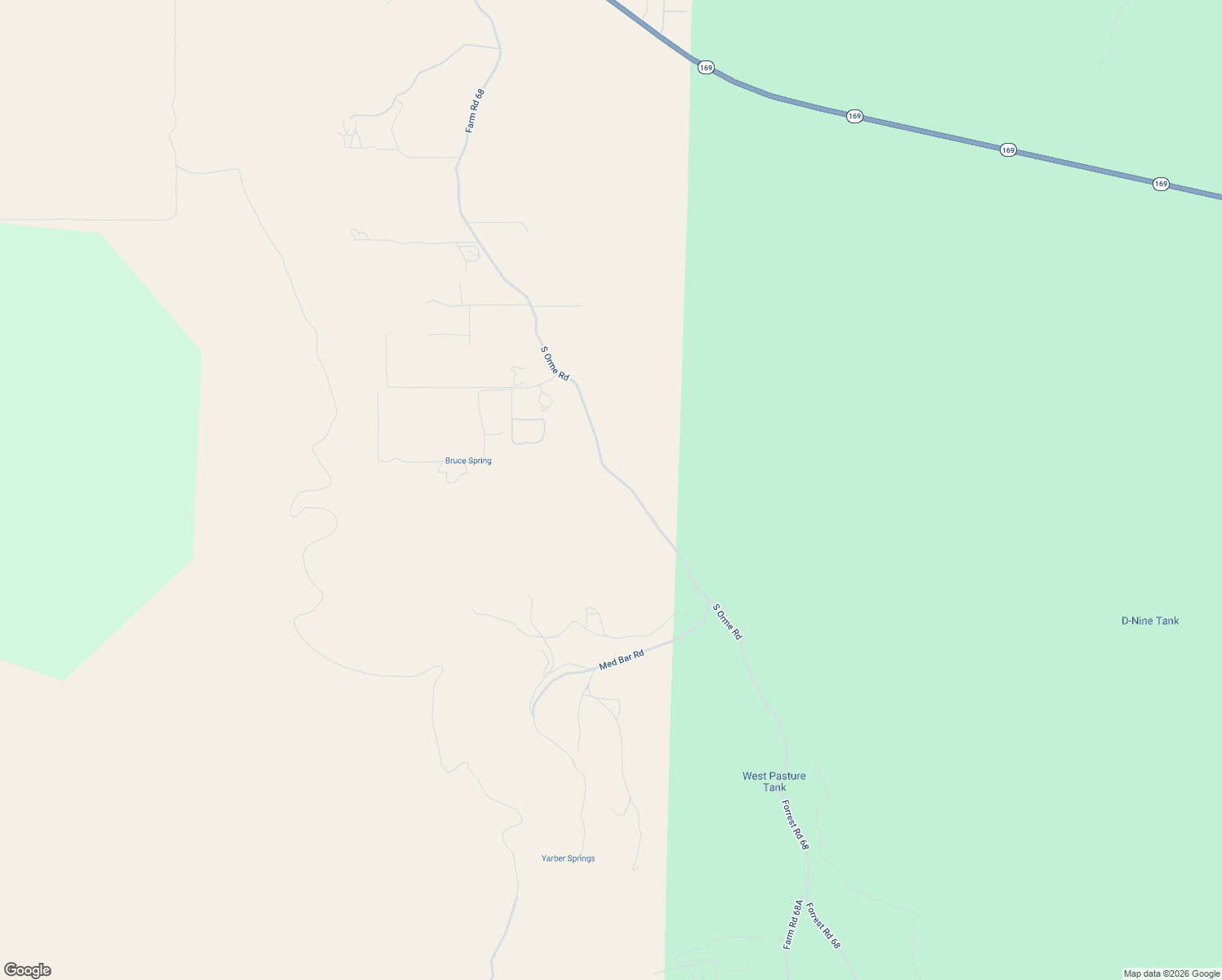 map of restaurants, bars, coffee shops, grocery stores, and more near 1788 South Orme Road in Yavapai County