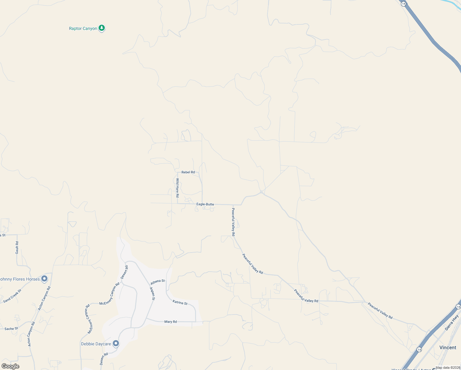 map of restaurants, bars, coffee shops, grocery stores, and more near 35054-35068 Tuckerway Ranch Road in Acton