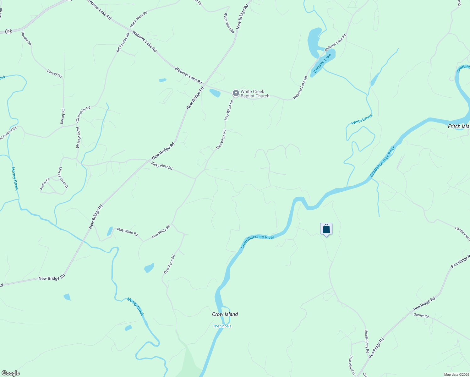 map of restaurants, bars, coffee shops, grocery stores, and more near 307 Old Cherokee Road in Cleveland