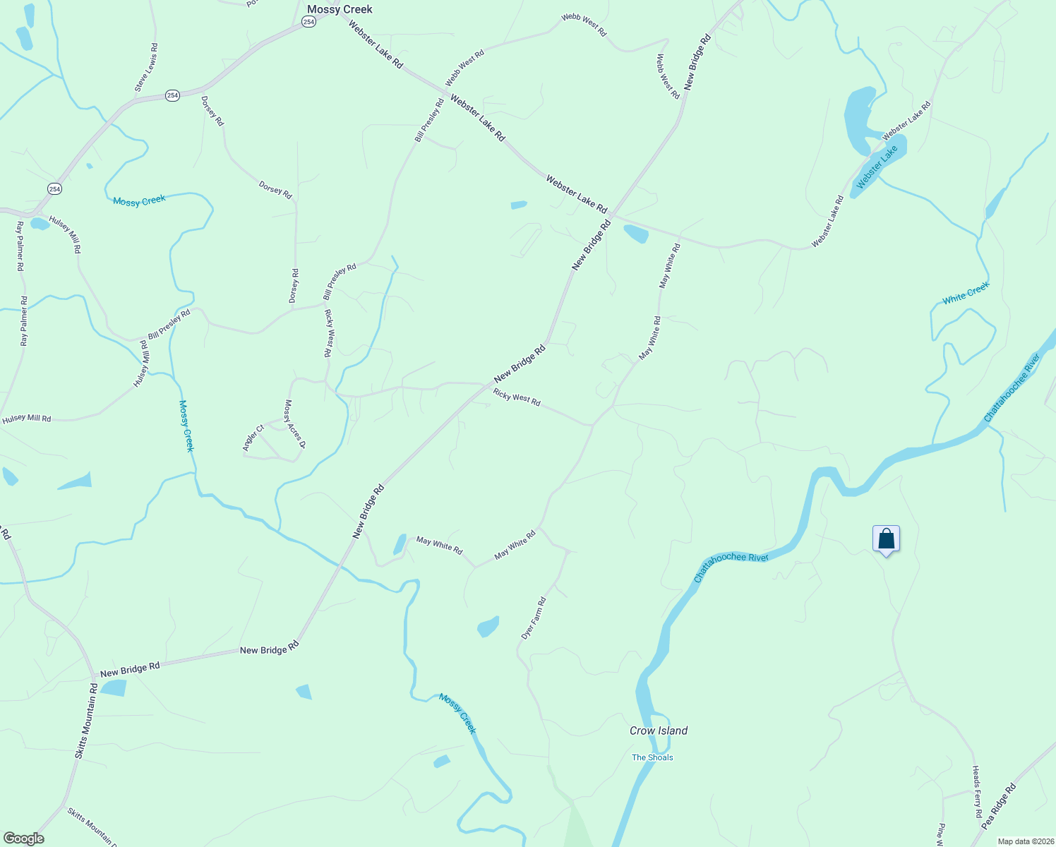 map of restaurants, bars, coffee shops, grocery stores, and more near 1050 Ricky West Road in Cleveland