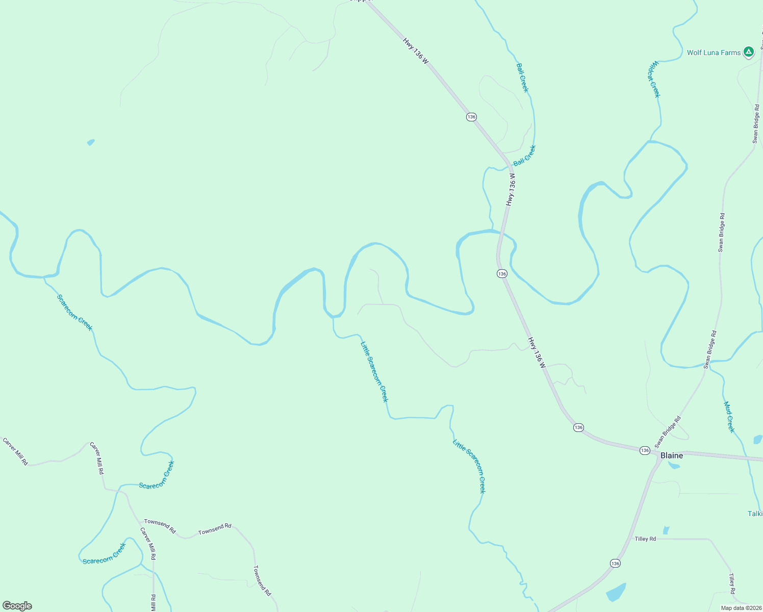map of restaurants, bars, coffee shops, grocery stores, and more near 5 McGuire Road in Talking Rock