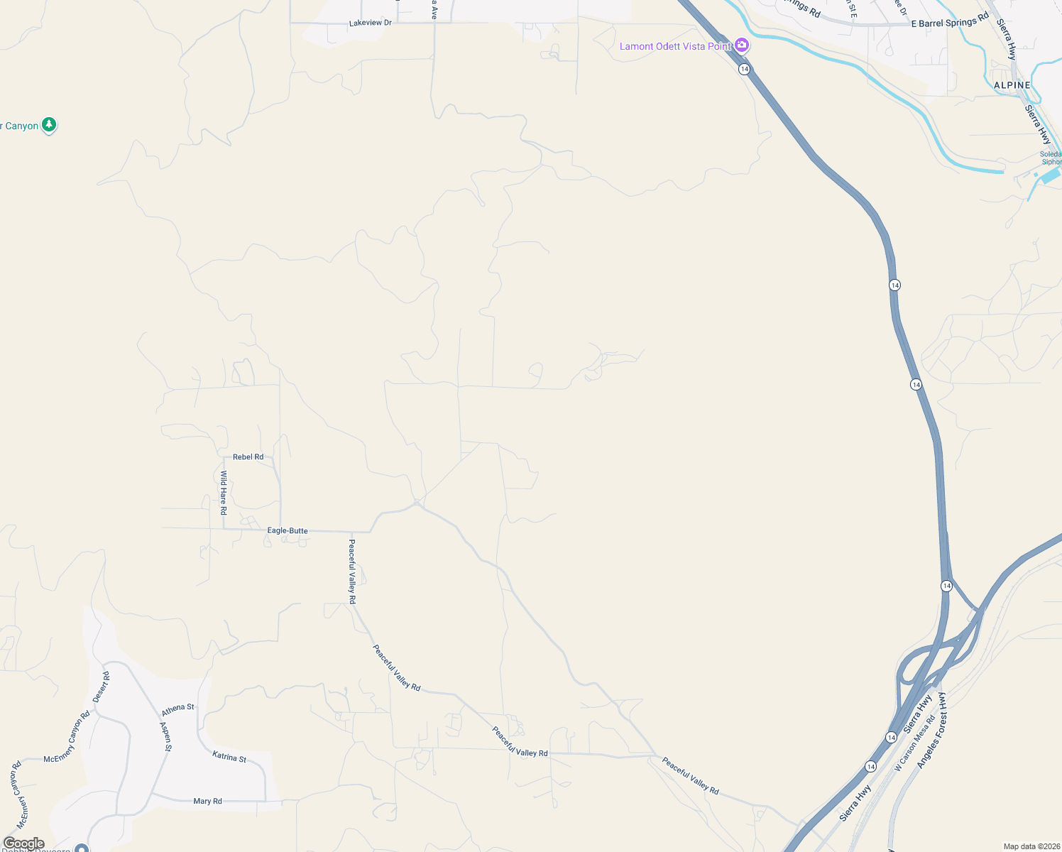map of restaurants, bars, coffee shops, grocery stores, and more near 411 West Avenue U in Palmdale