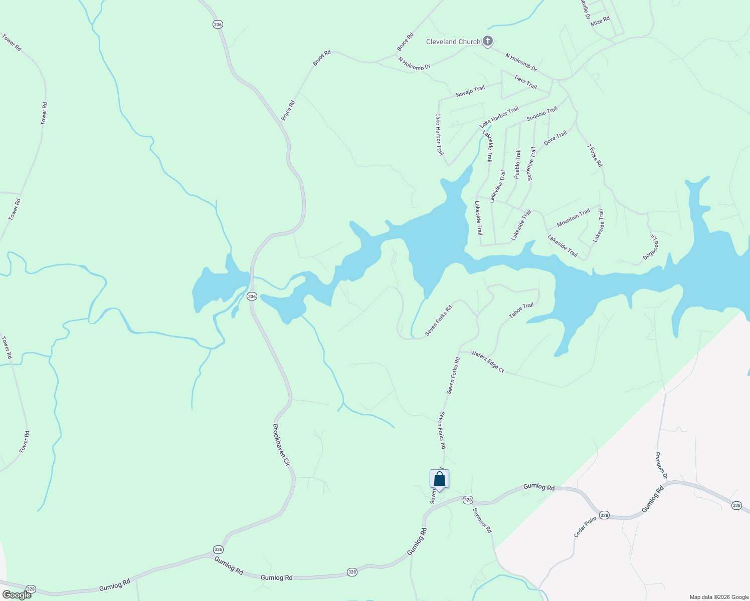 map of restaurants, bars, coffee shops, grocery stores, and more near 1983 Seven Forks Road in Martin