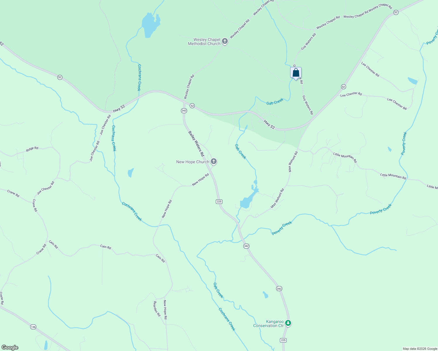 map of restaurants, bars, coffee shops, grocery stores, and more near 2888 Bailey Waters Road in Dawsonville