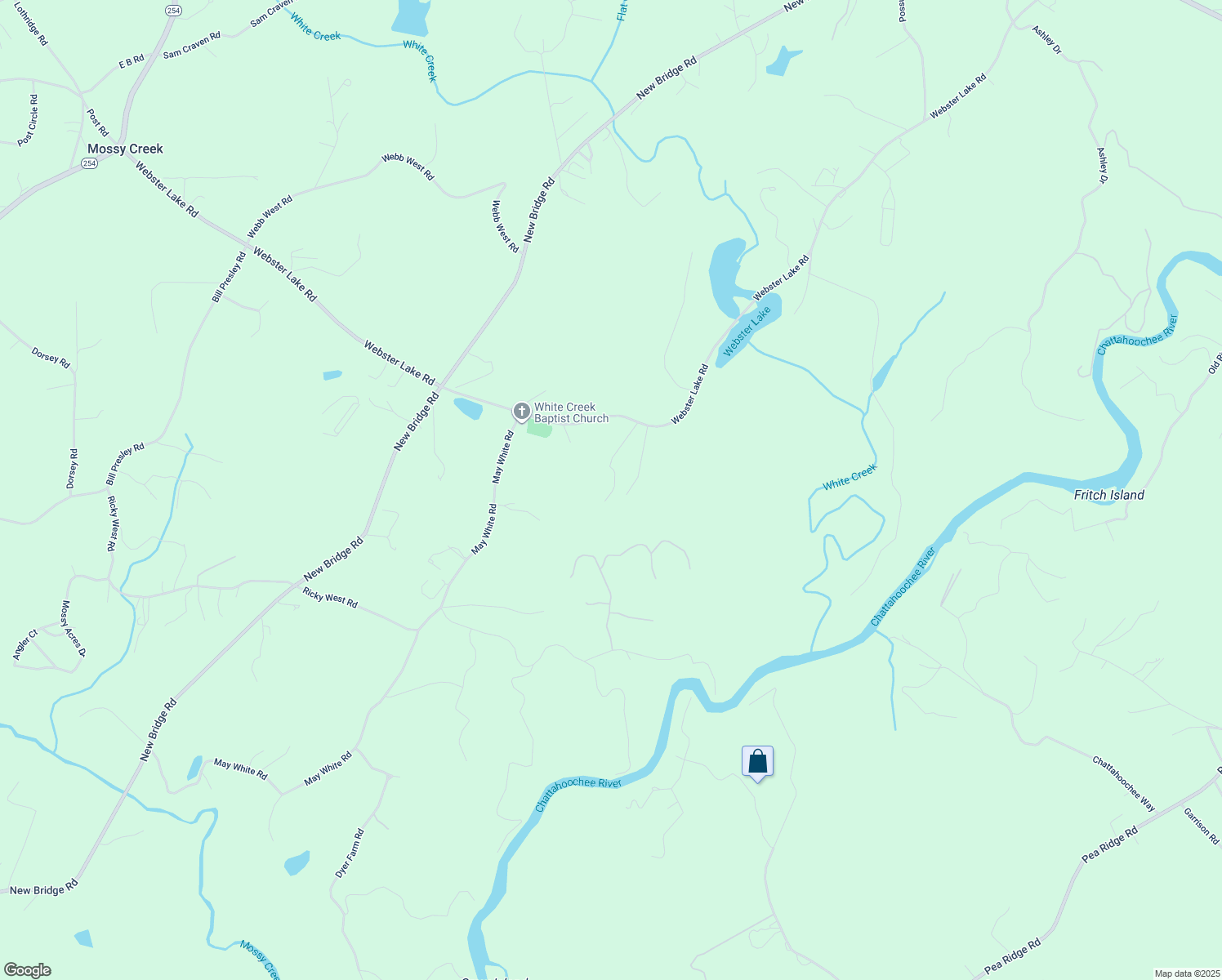 map of restaurants, bars, coffee shops, grocery stores, and more near 1820 Webster Lake Road in Cleveland
