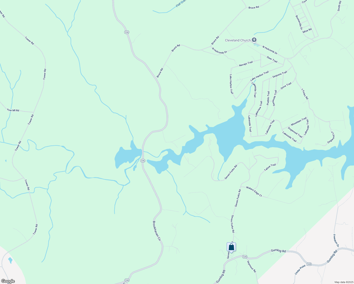 map of restaurants, bars, coffee shops, grocery stores, and more near 252 Lakeside Hills Road in Martin