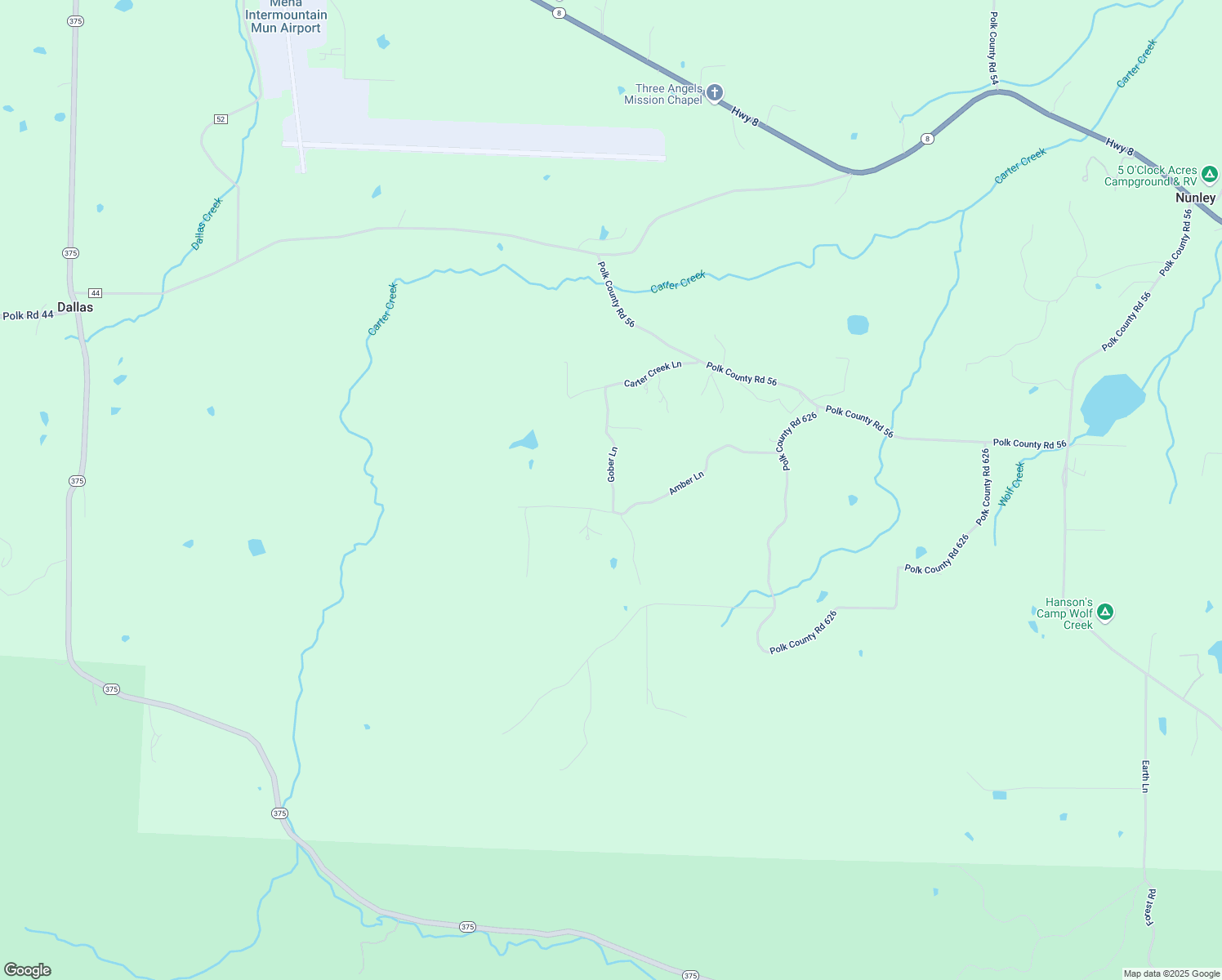 map of restaurants, bars, coffee shops, grocery stores, and more near 124 Gober Lane in Mena