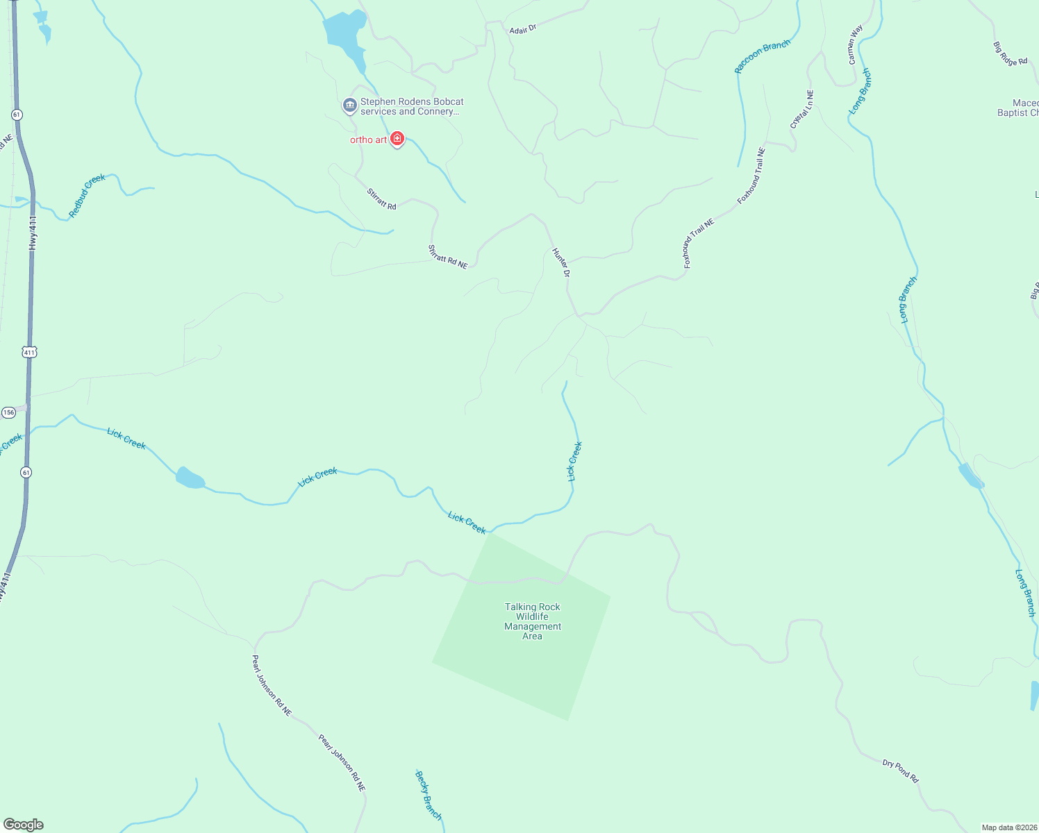 map of restaurants, bars, coffee shops, grocery stores, and more near 1514 Azure Lane in Ranger